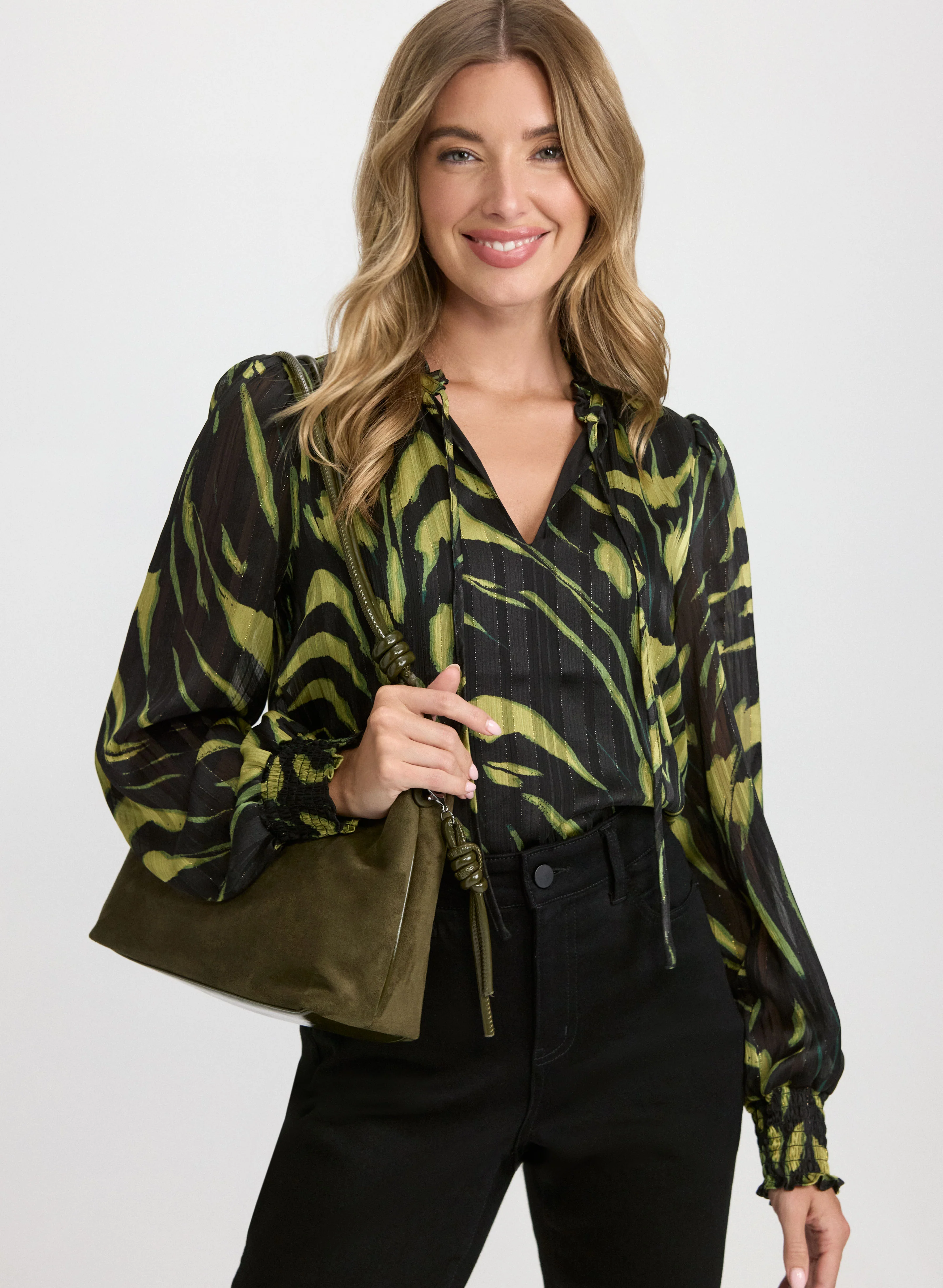 Floral Chiffon Blouse