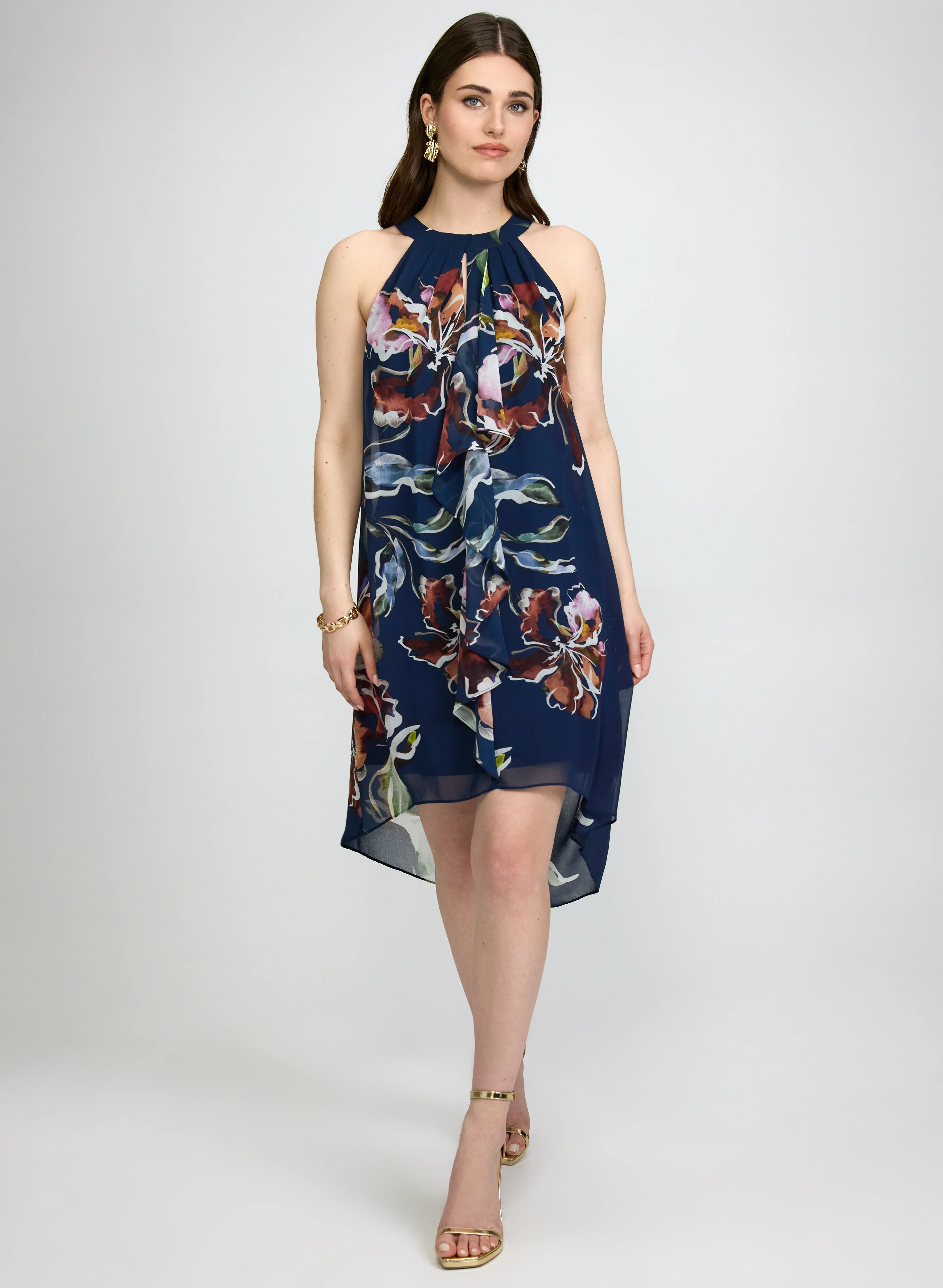 Floral Chiffon Dress