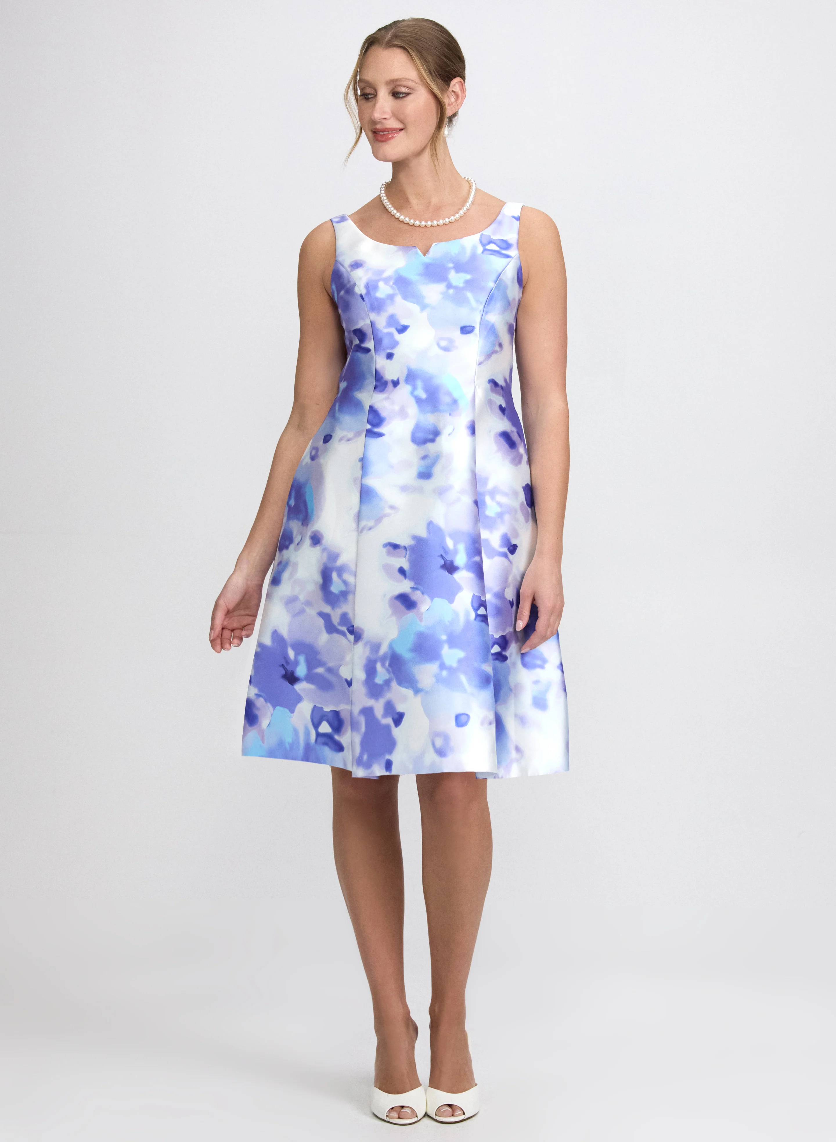 Floral Fit and Flare Dress