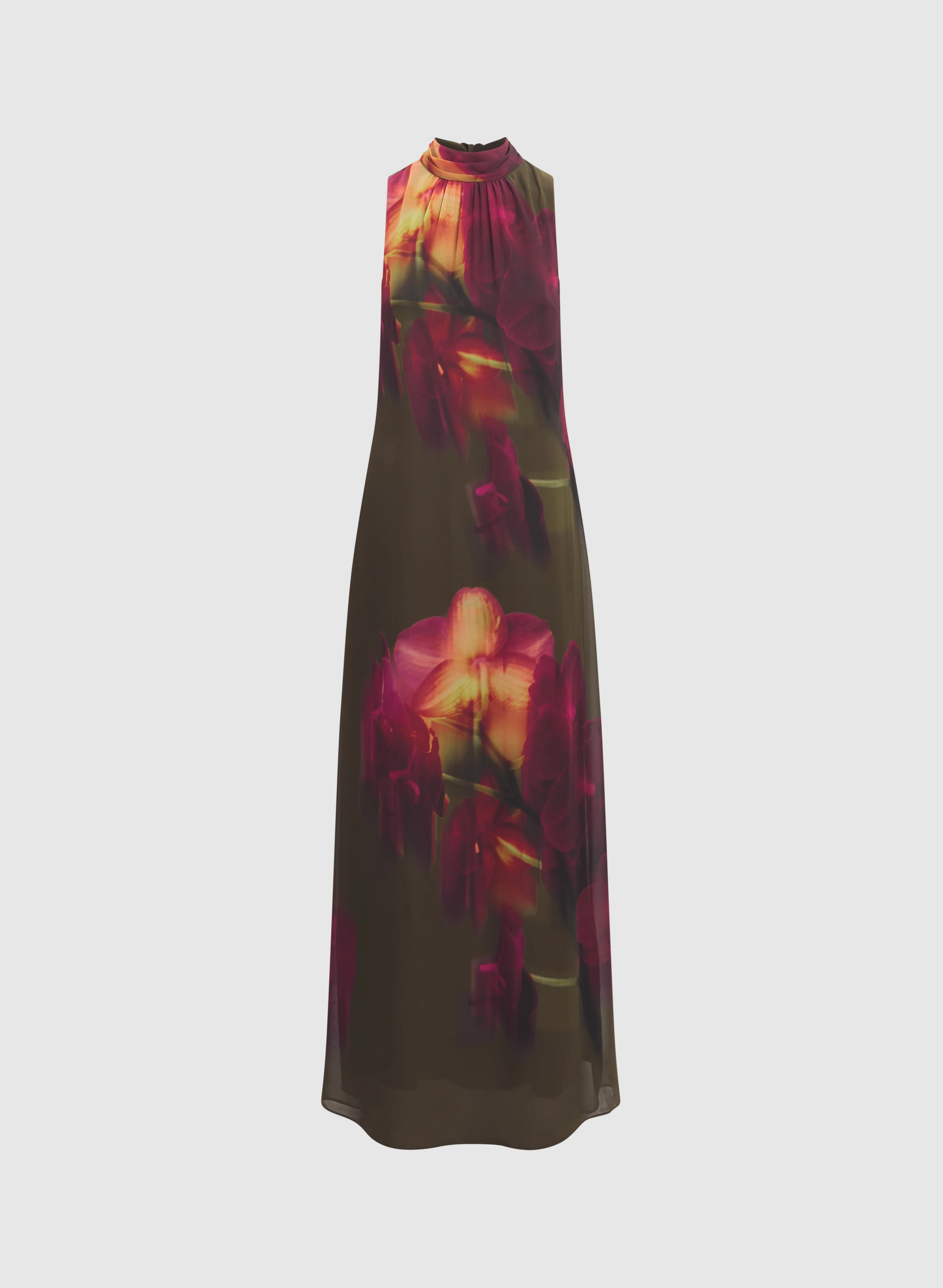 Floral Halter Neck Dress - Image 6