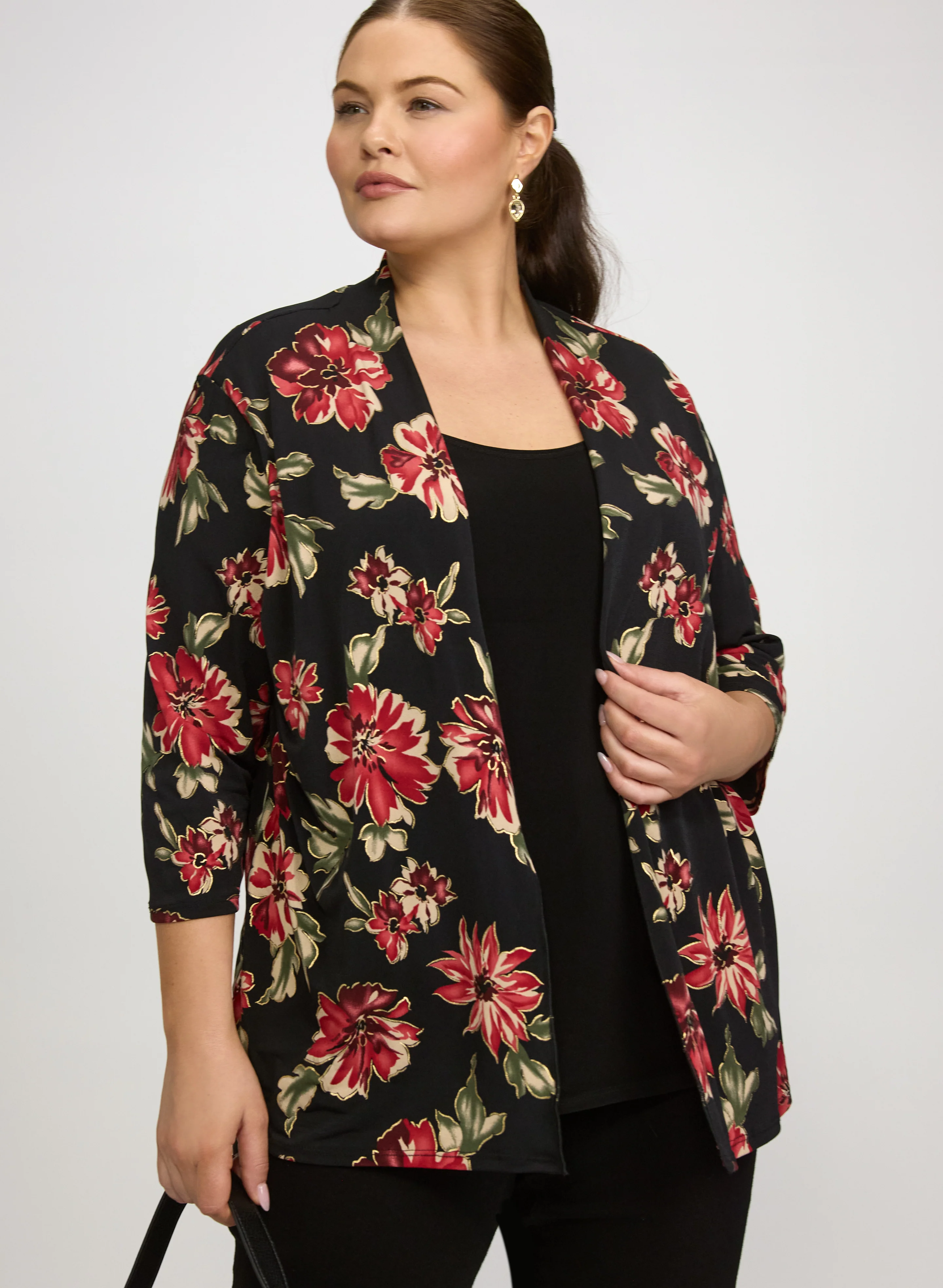 Floral Illusion Layered Top