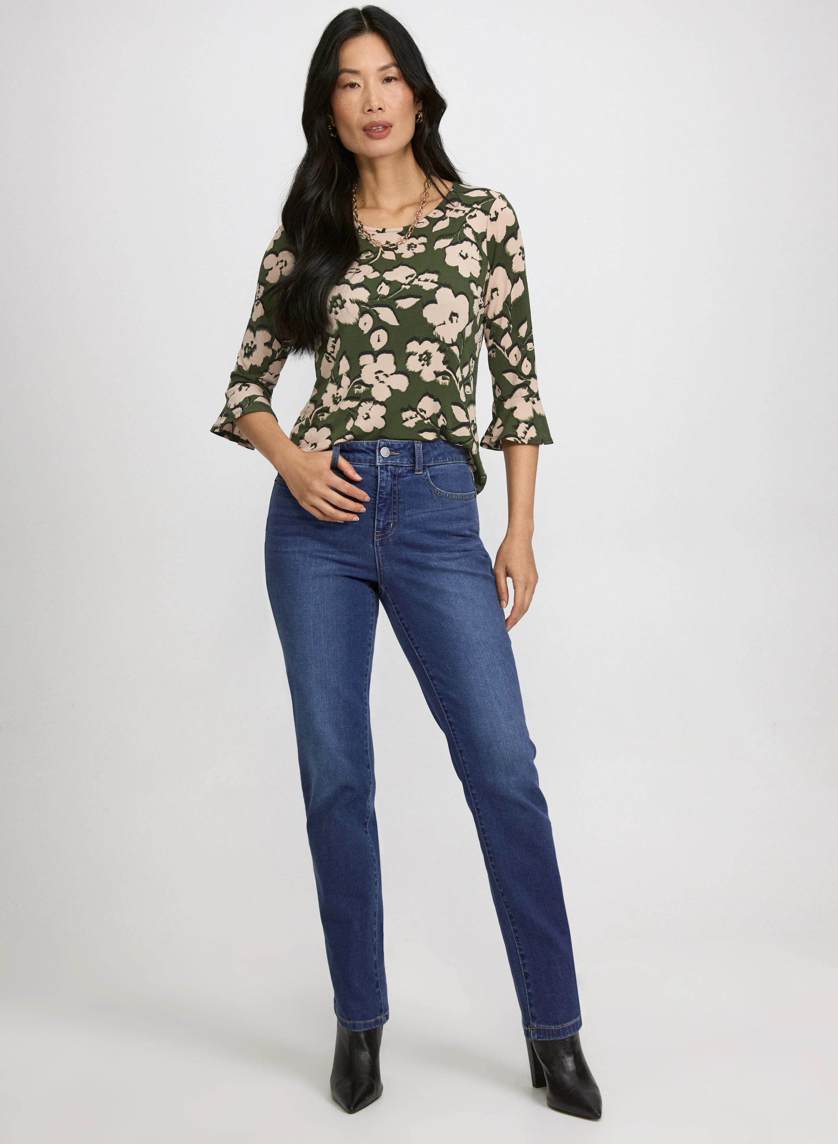 Floral Jersey Top - Image 3