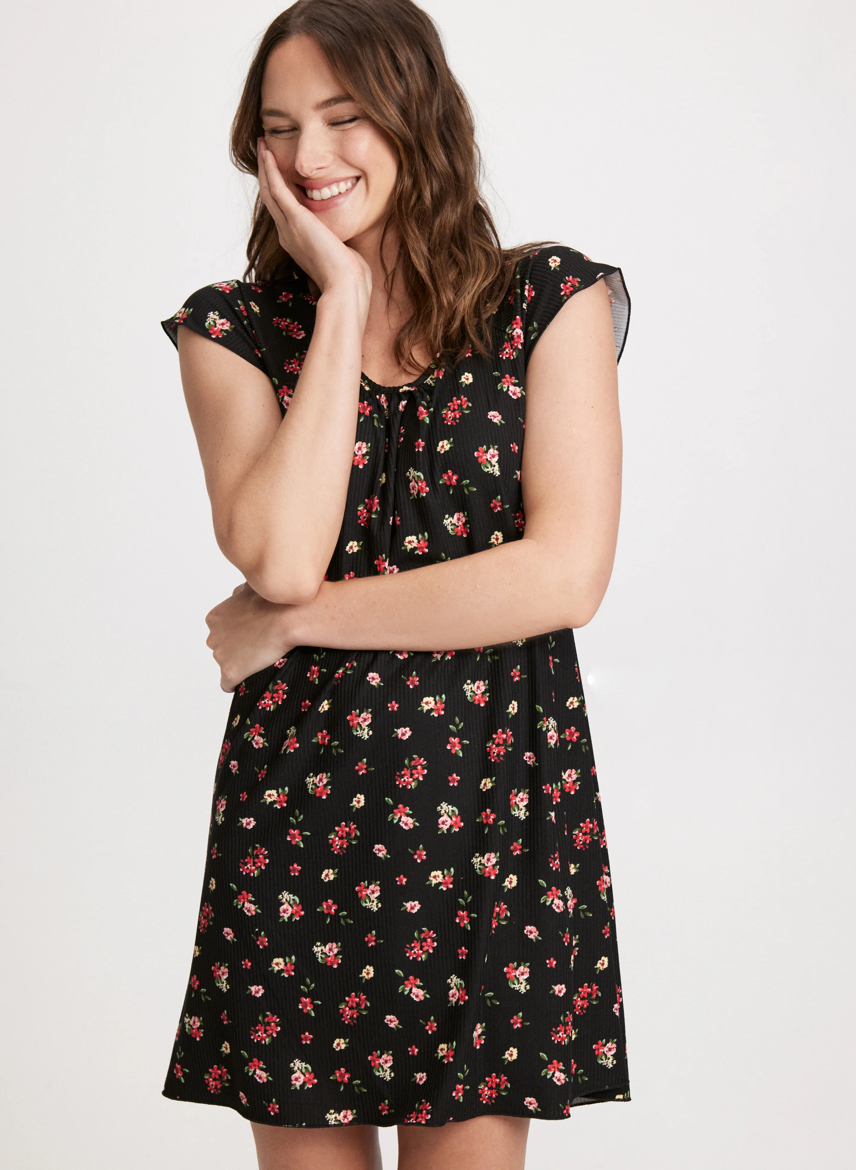 Floral Print Night Gown - Image 4