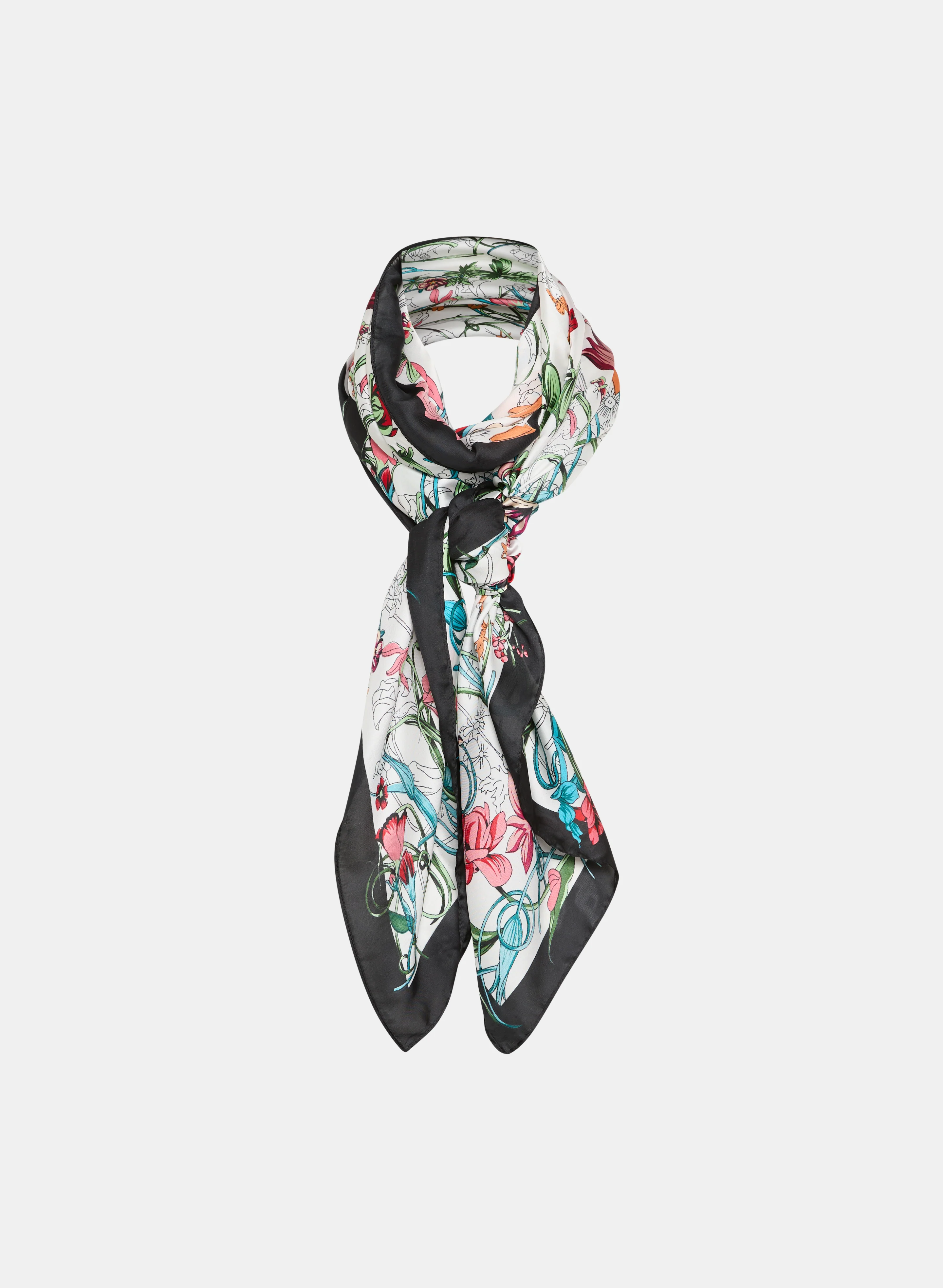 Floral Print Scarf