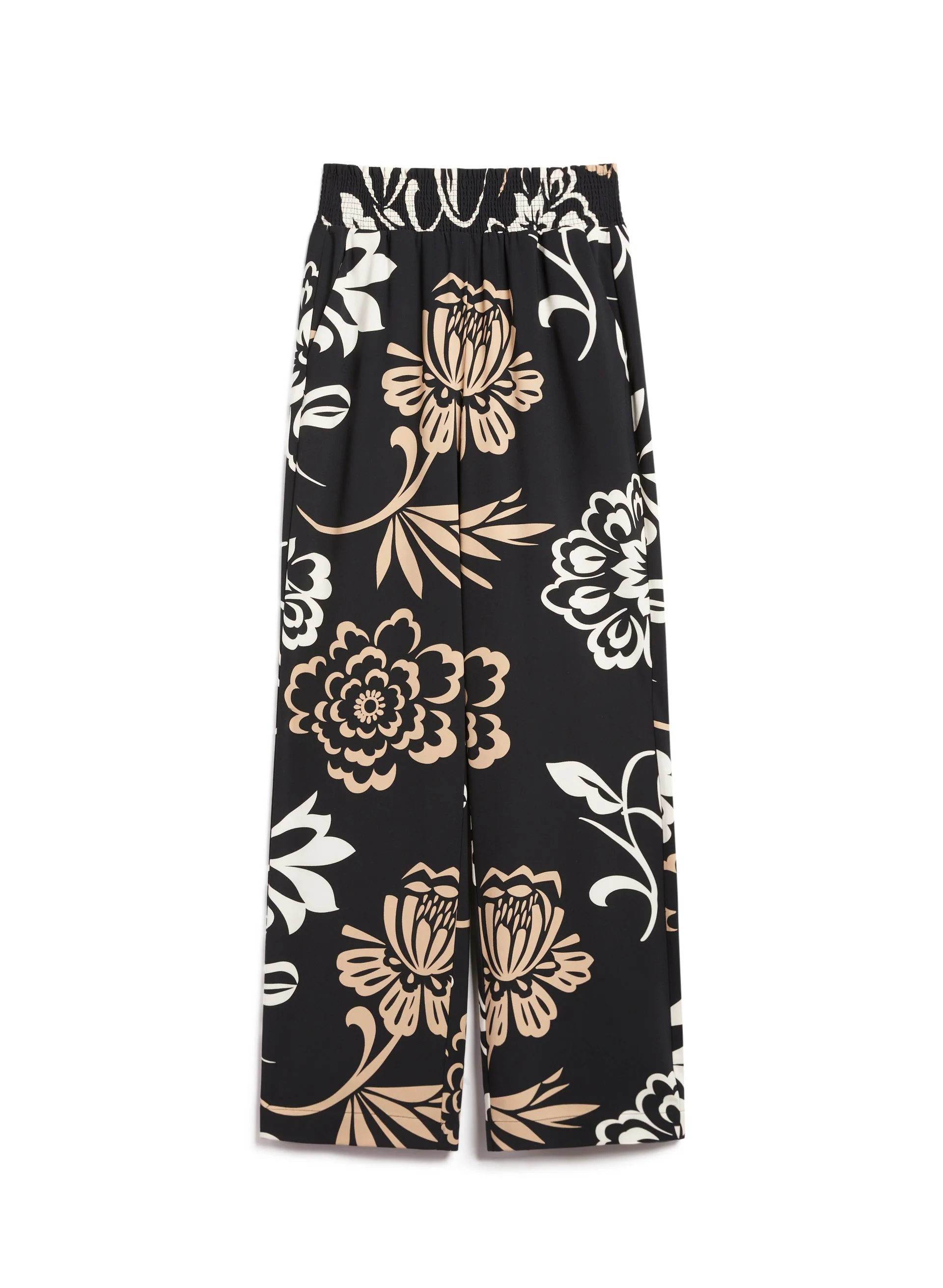 Floral Print Wide Leg Pants - Image 5