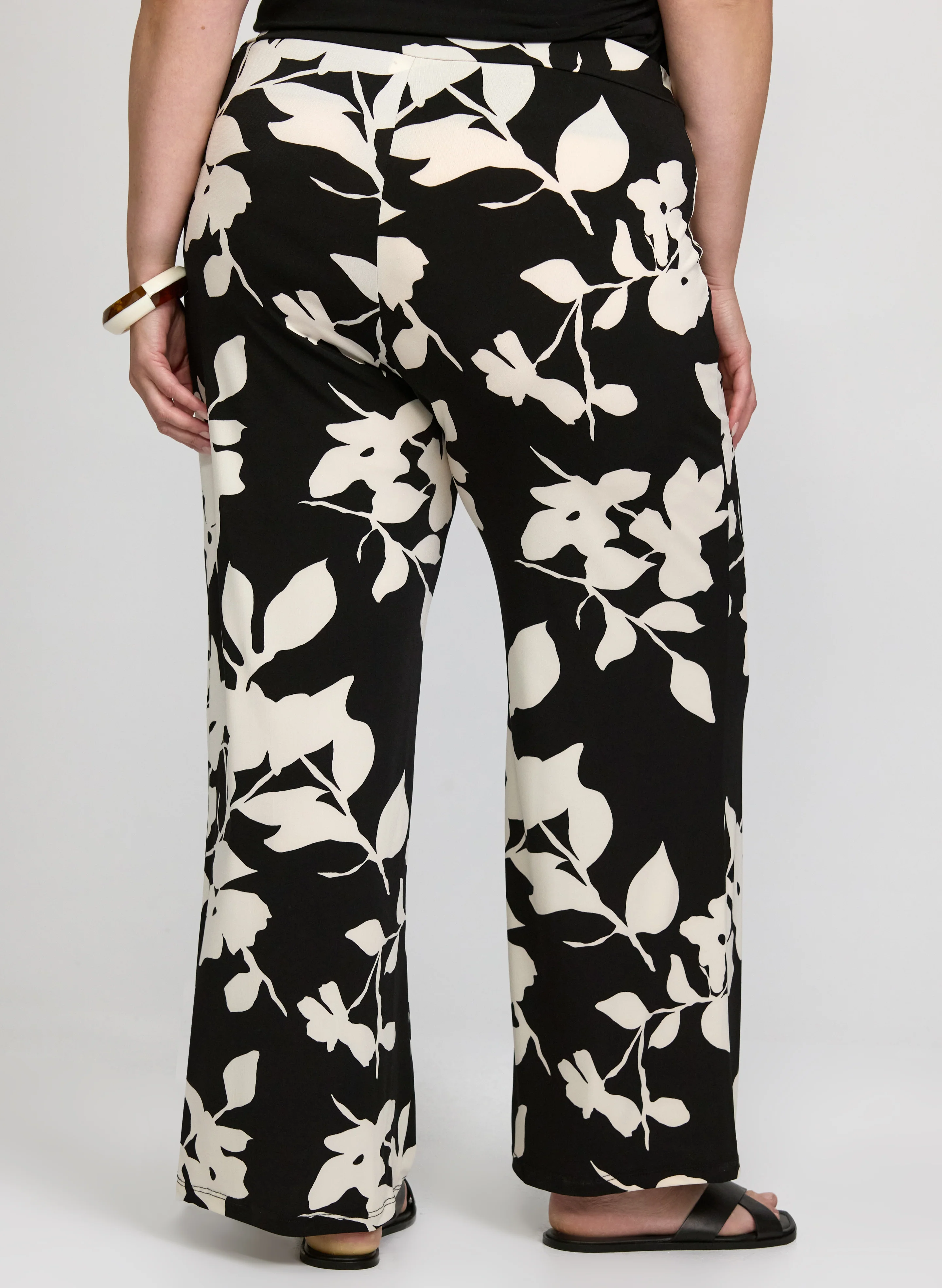 Floral Pull-On Pants - Image 4
