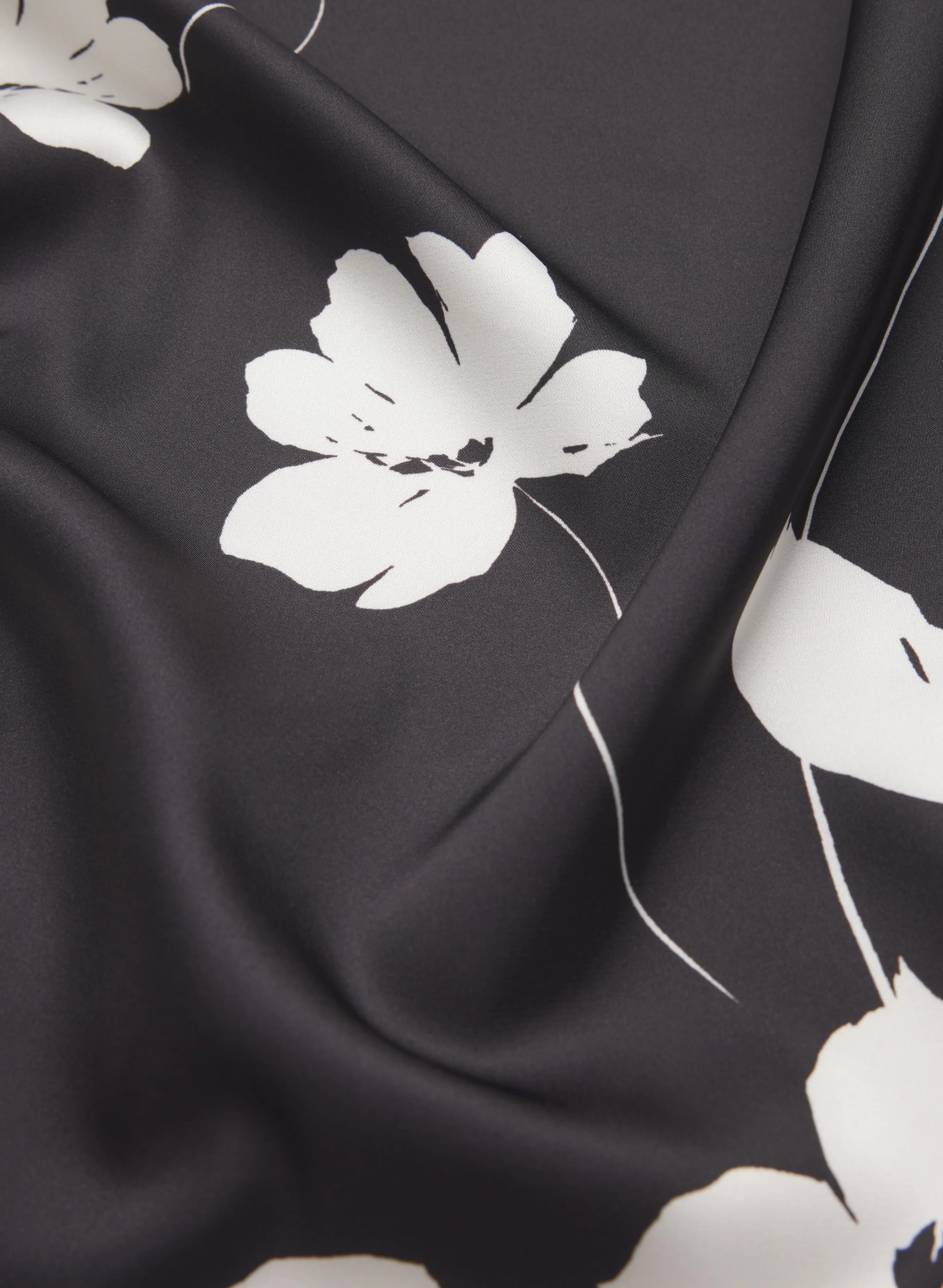 Floral Satin Skirt - Image 7
