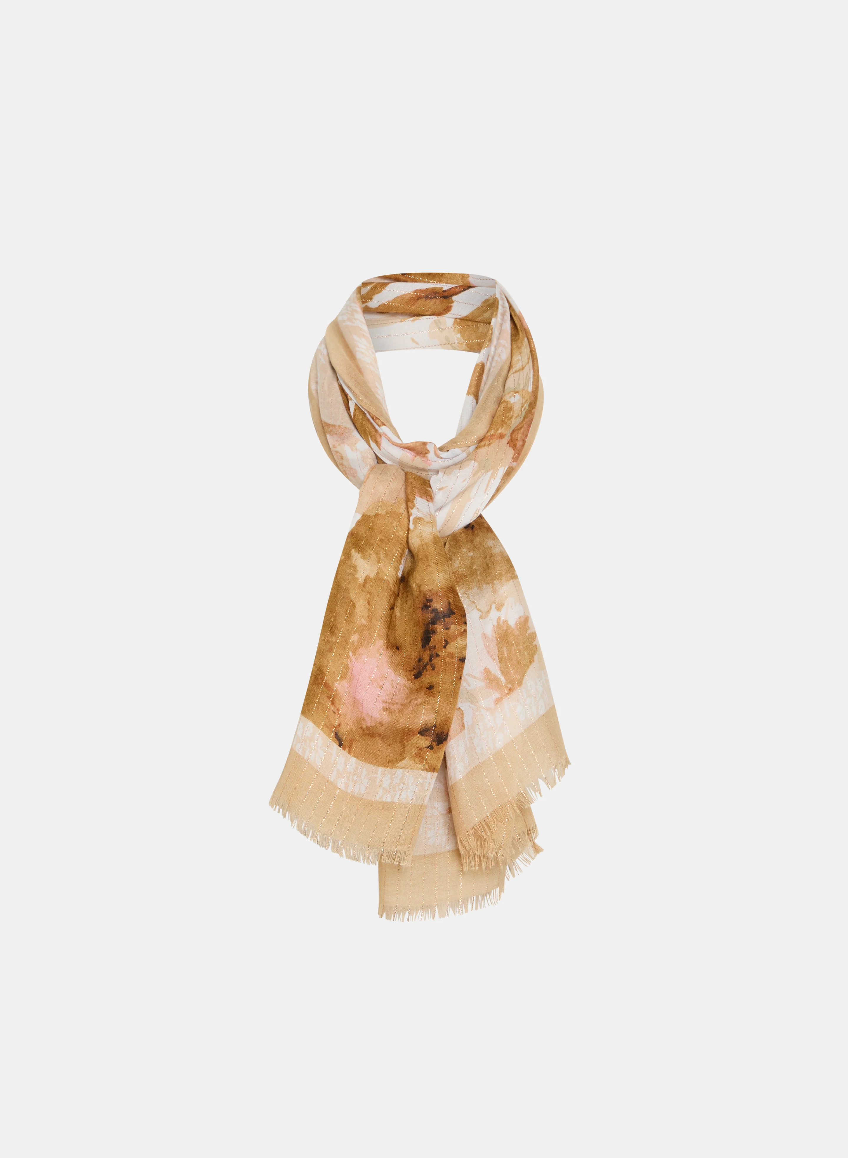 Floral Shimmer Scarf