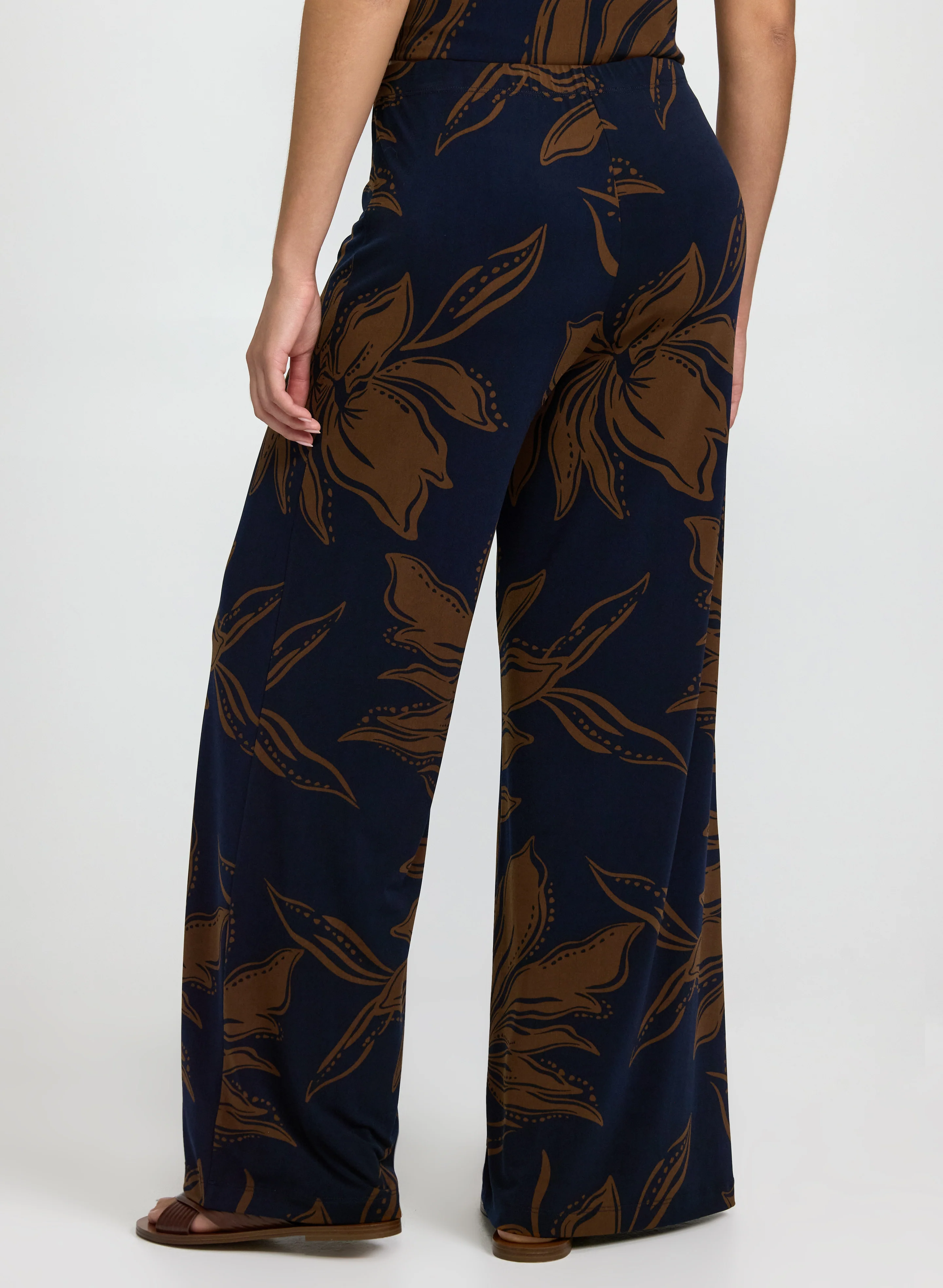 Floral Wide-Leg Pants - Image 2