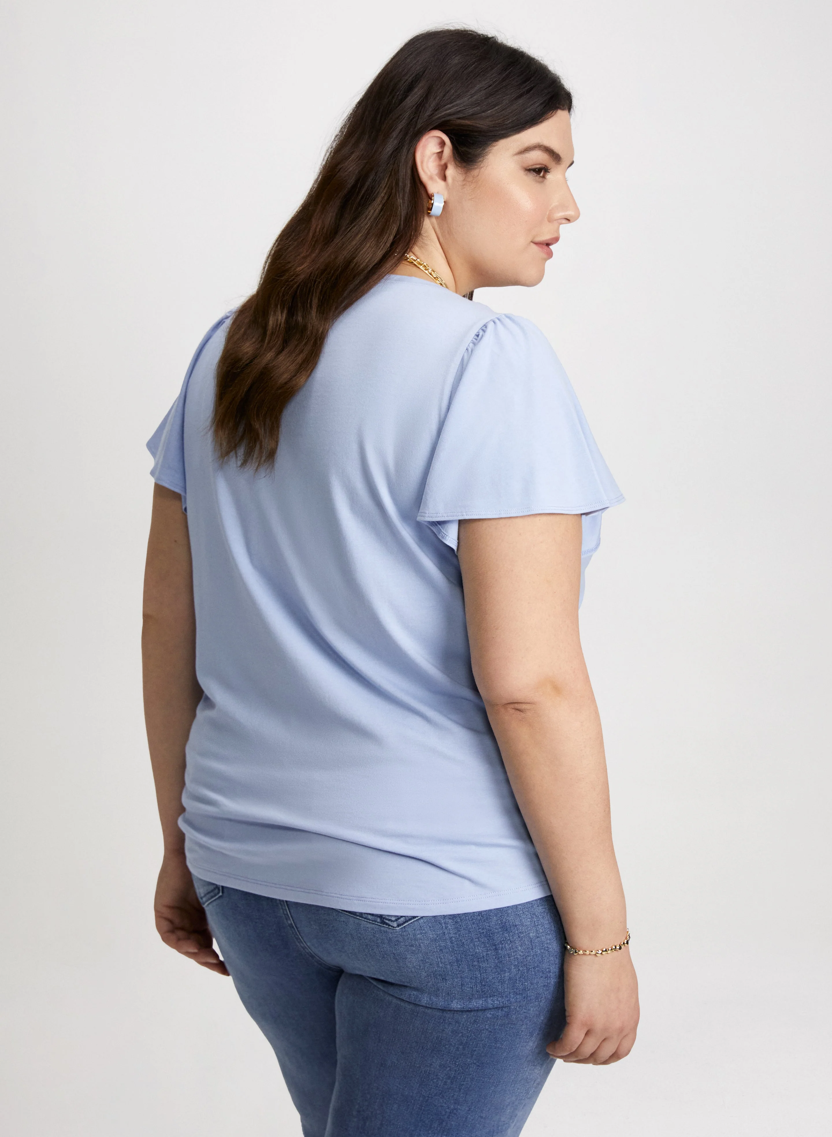 Flutter Sleeve T-shirt - Image 4
