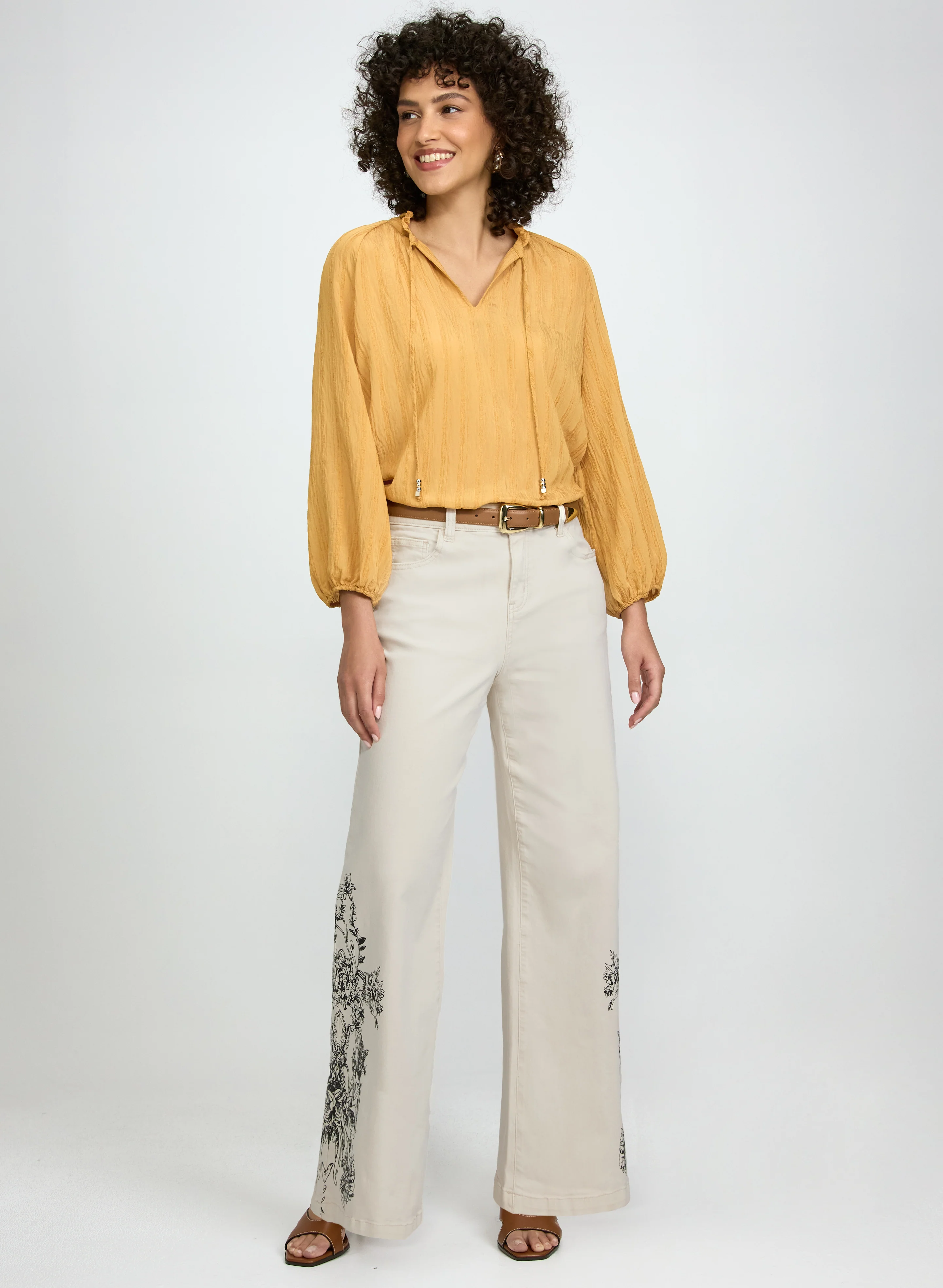Frilled Collar Blouse - Image 2