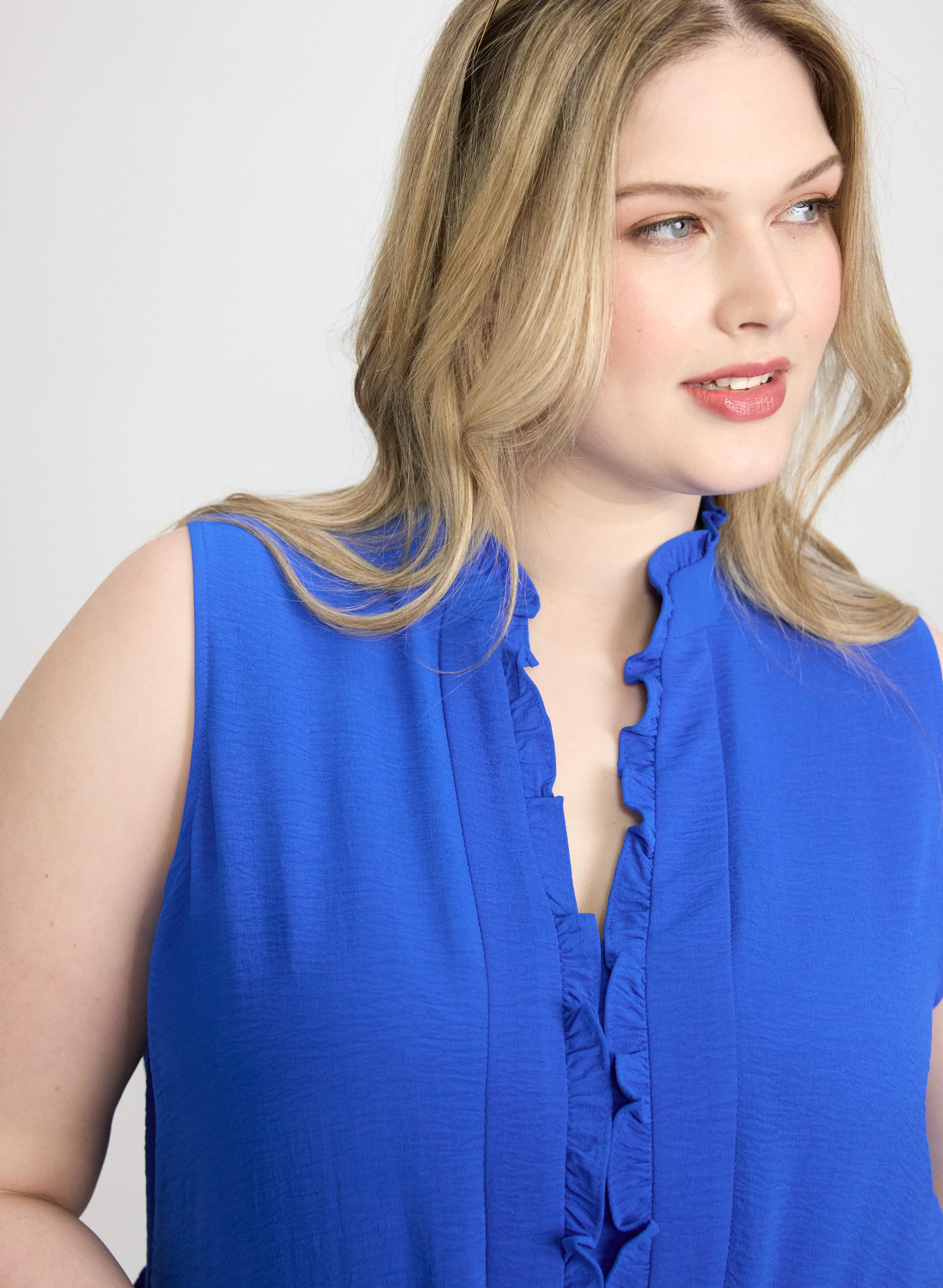 Frilled Trim Dress - Image 4