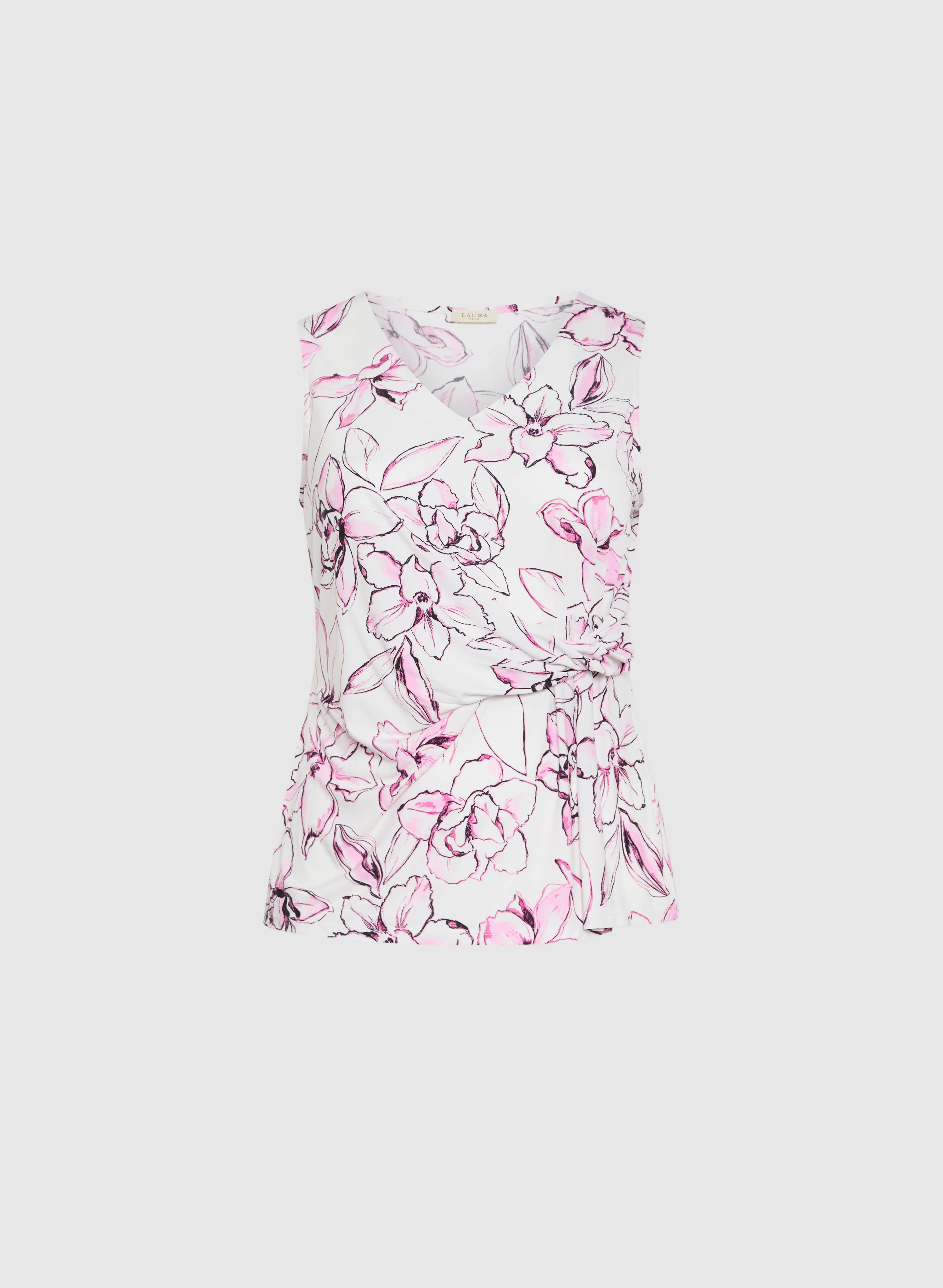 Floral Twist Detail Top - Image 6