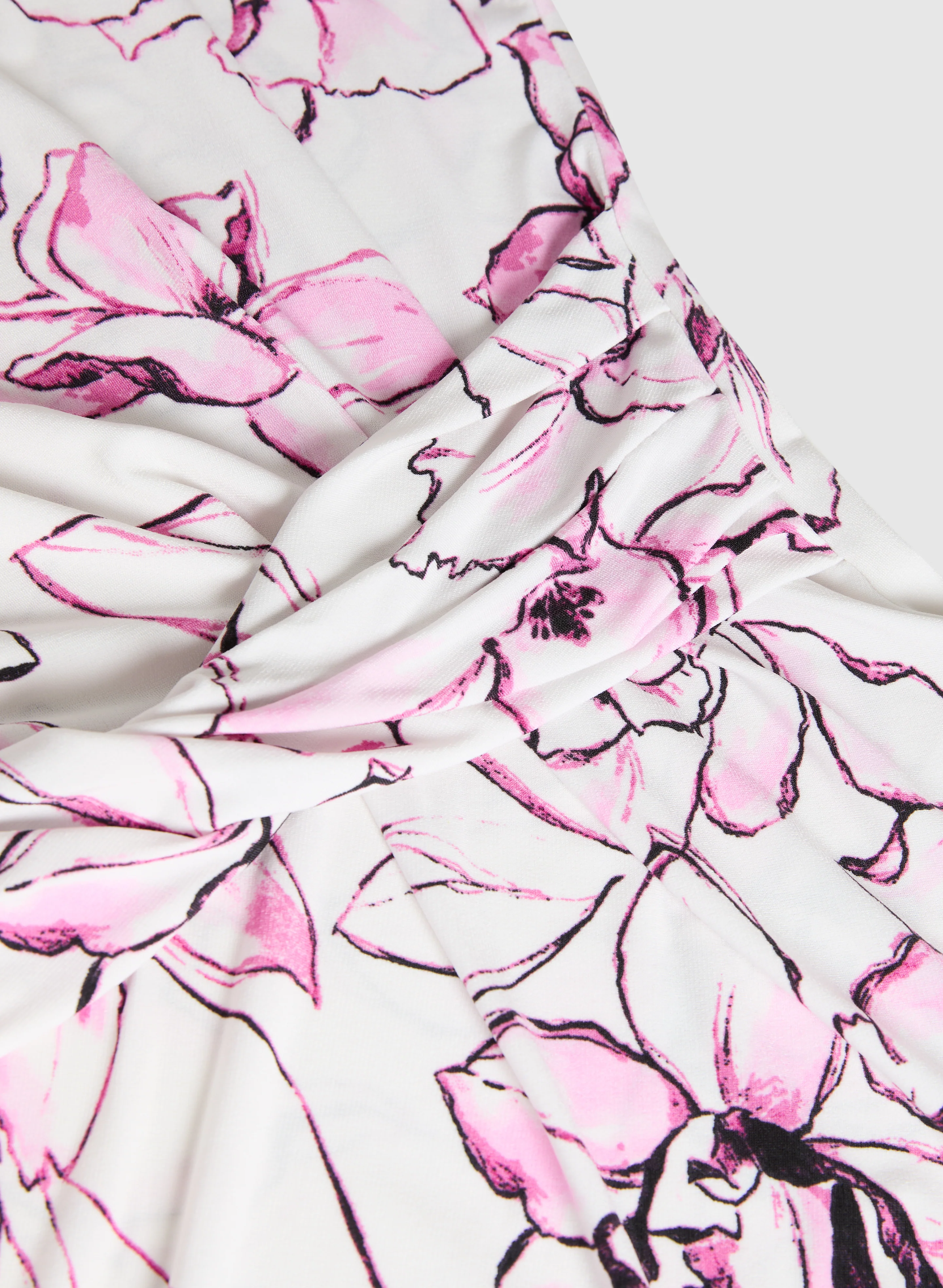 Floral Twist Detail Top - Image 7