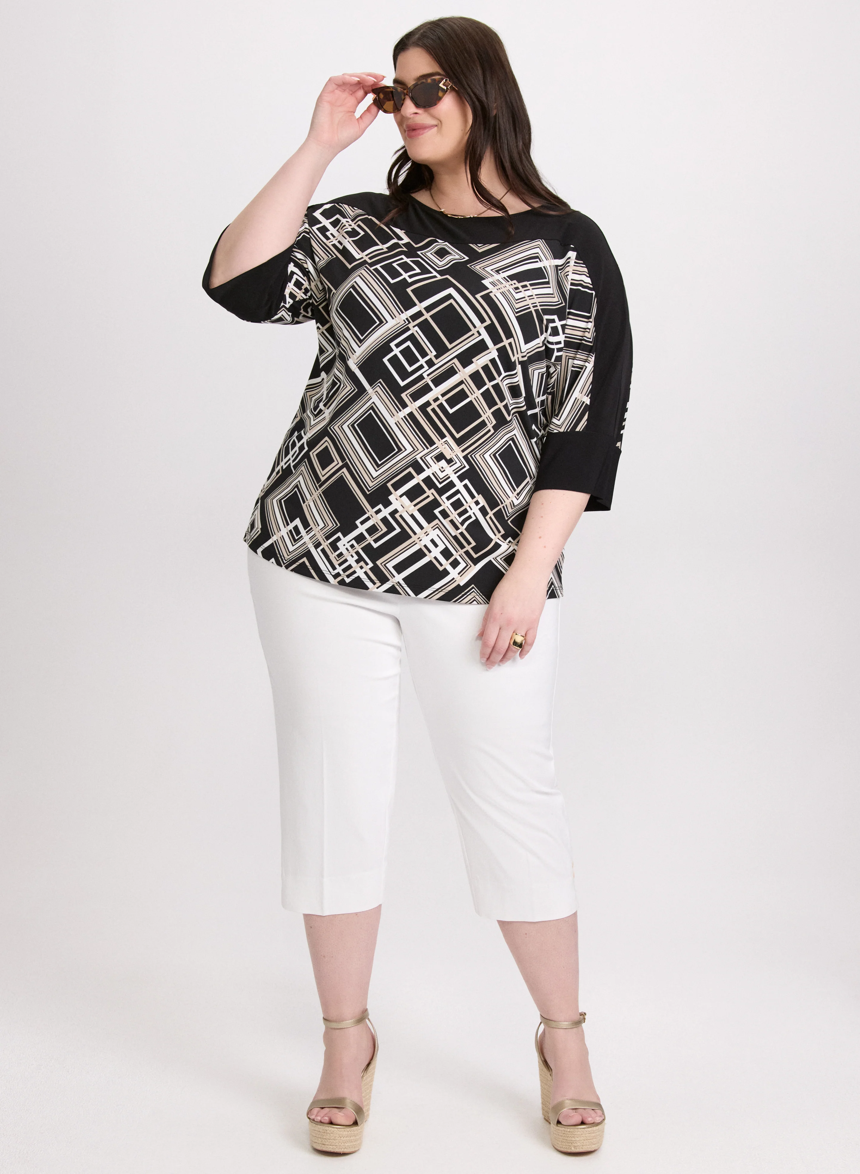 Geometric Colour Block Top - Image 3