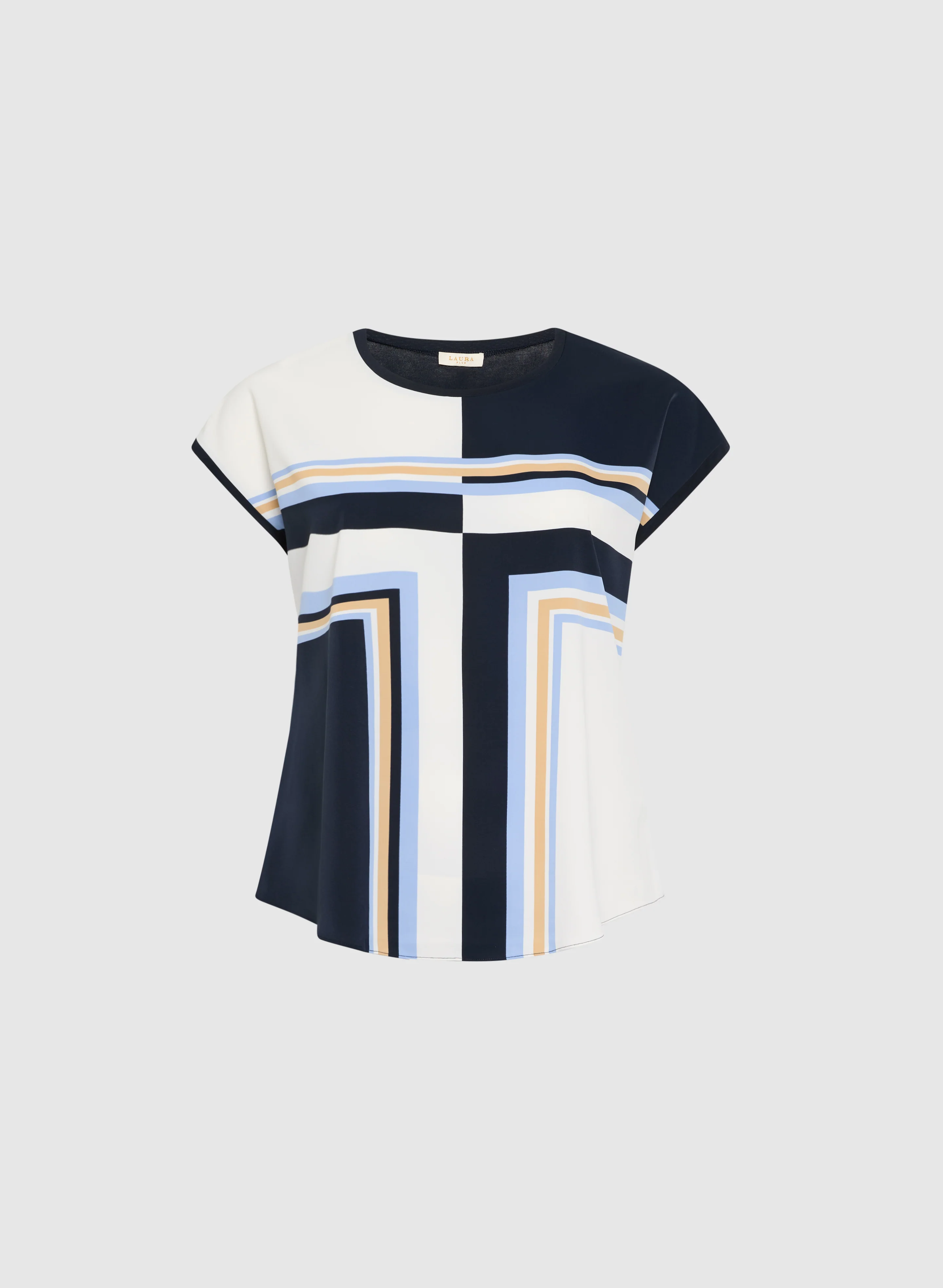 Geometric Print Top - Image 6