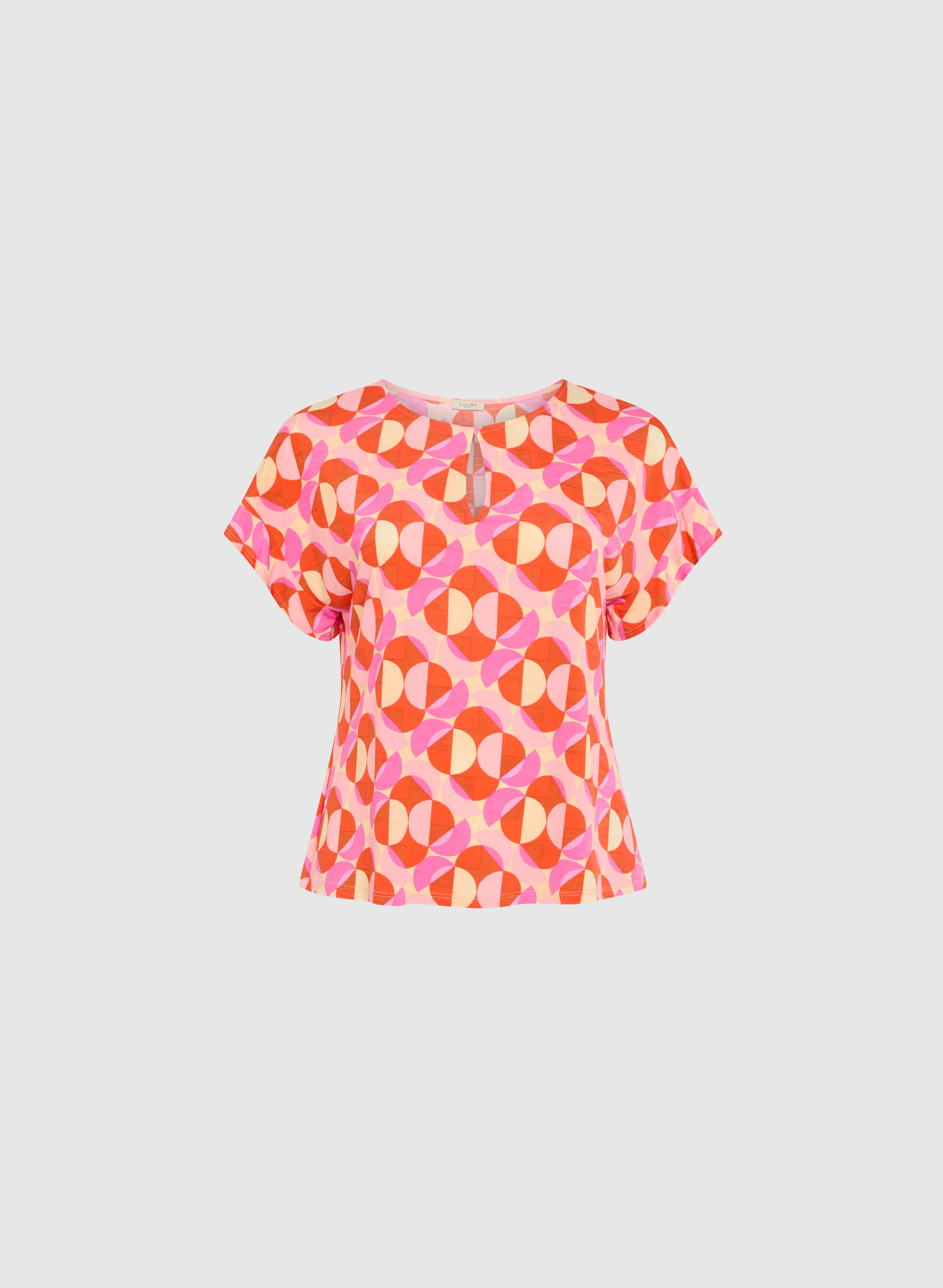 Geometric Print Top - Image 6