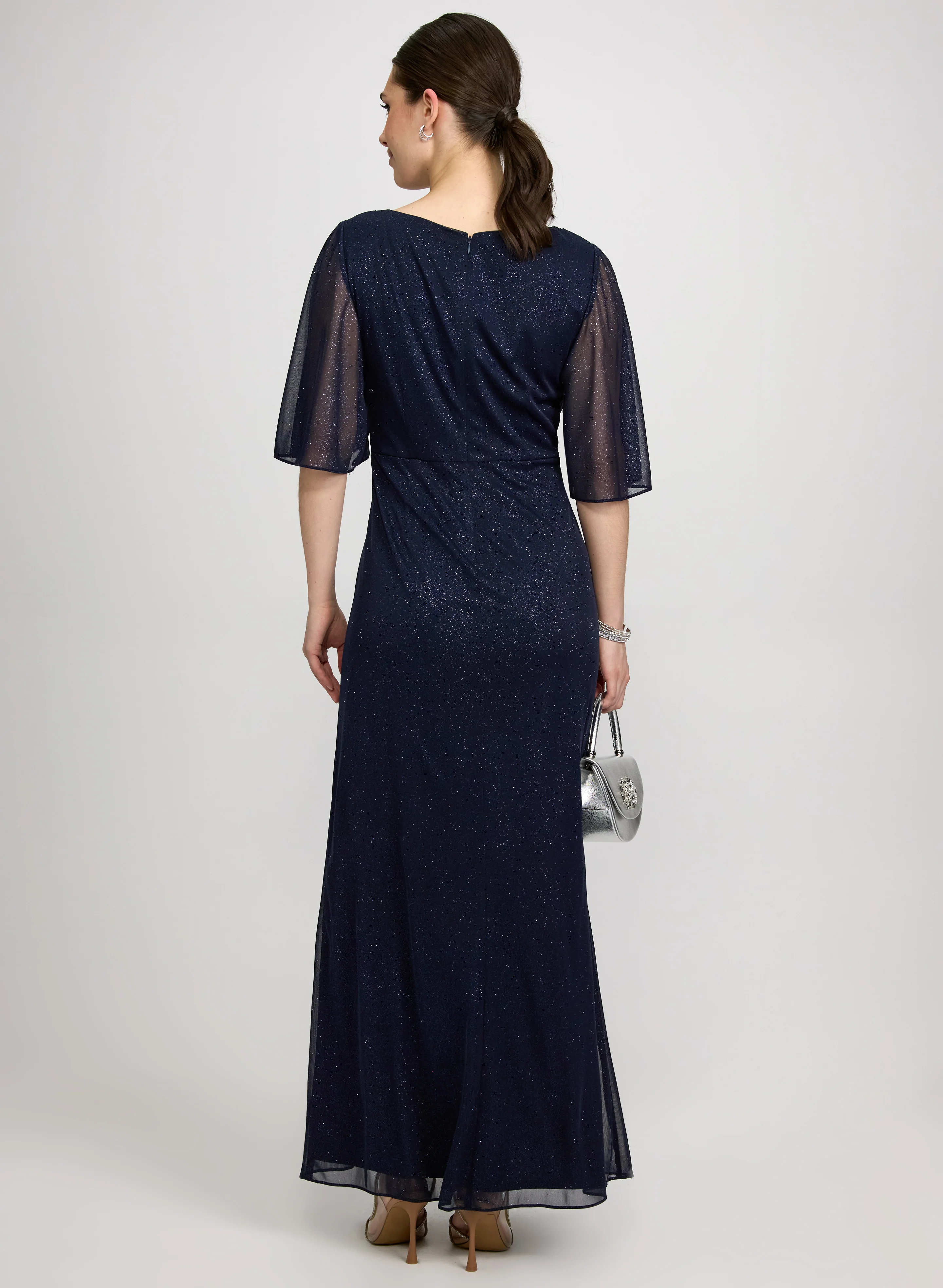 Glitter Mesh Dress - Image 4