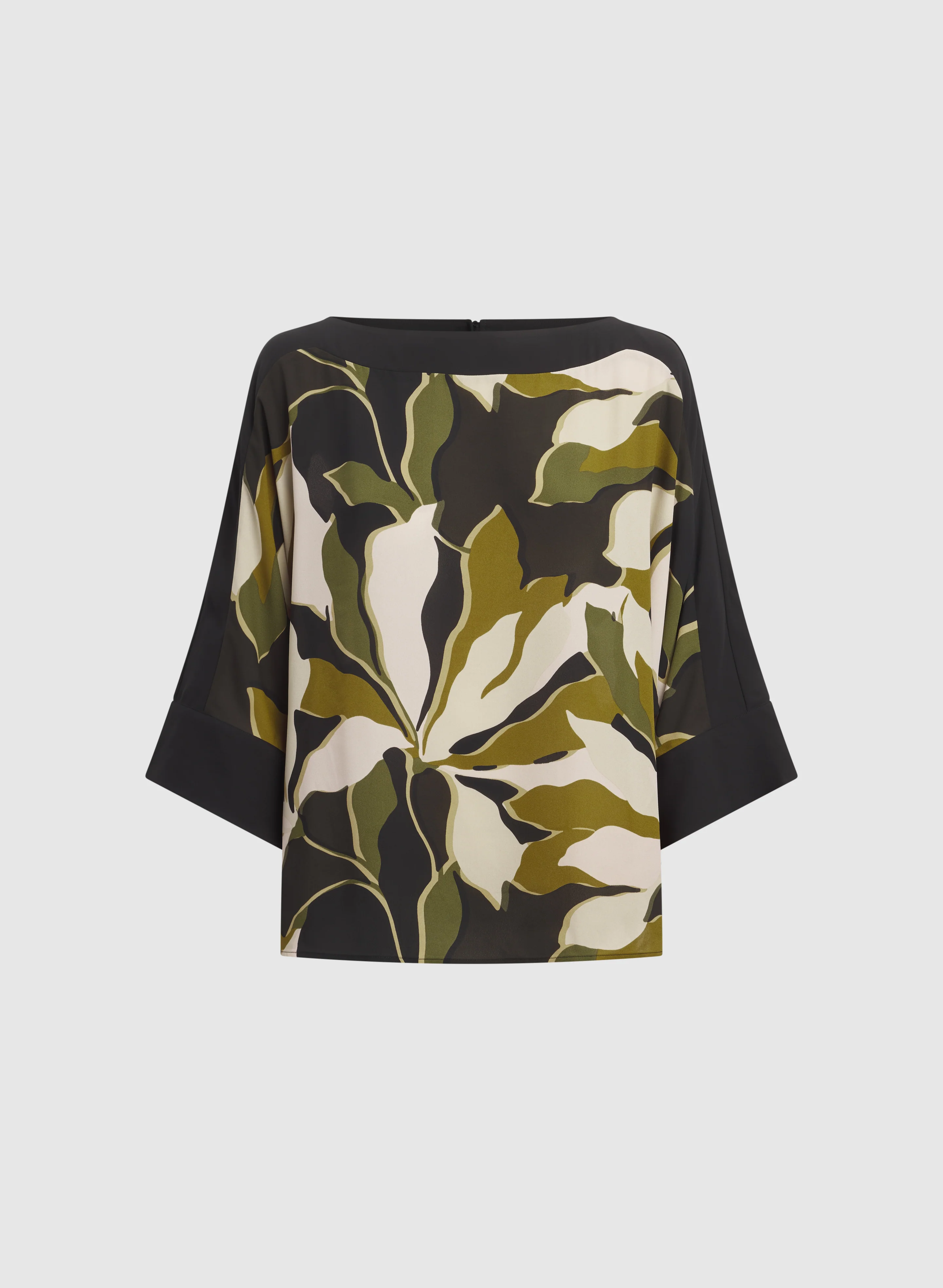 Graphic Floral Print Blouse - Image 6