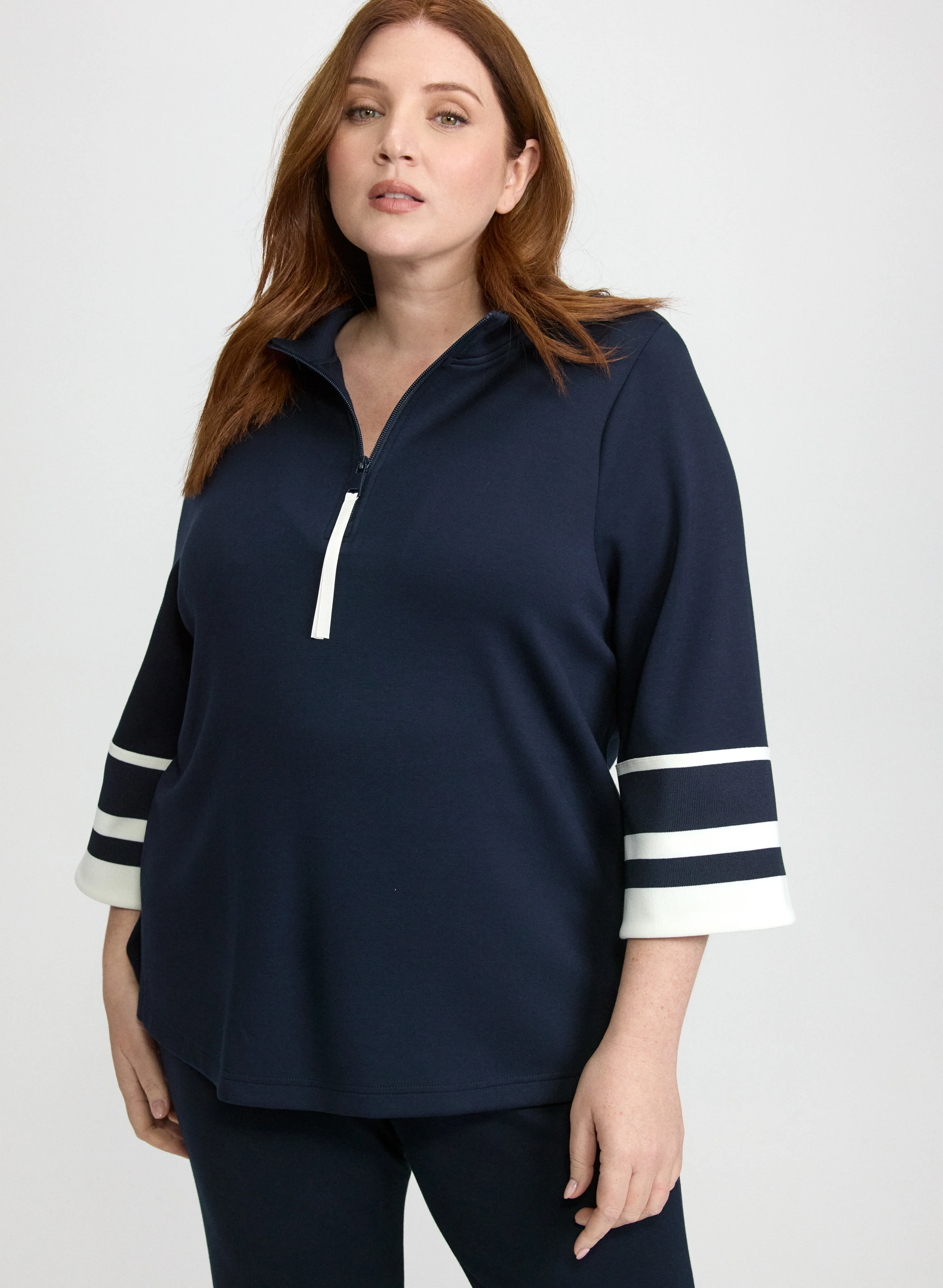 Half-Zip Scuba Top