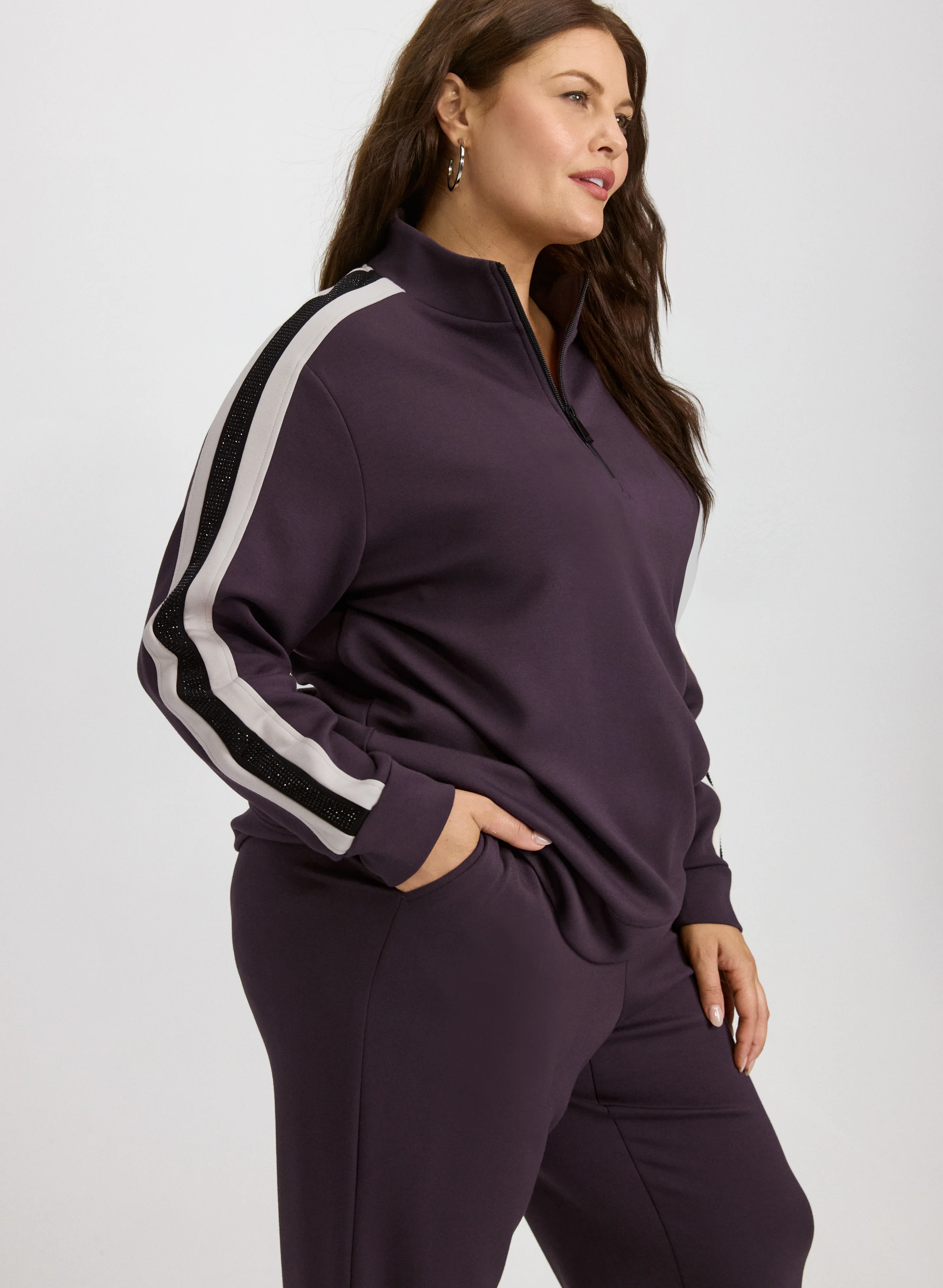 Half-Zip Scuba Top - Image 2
