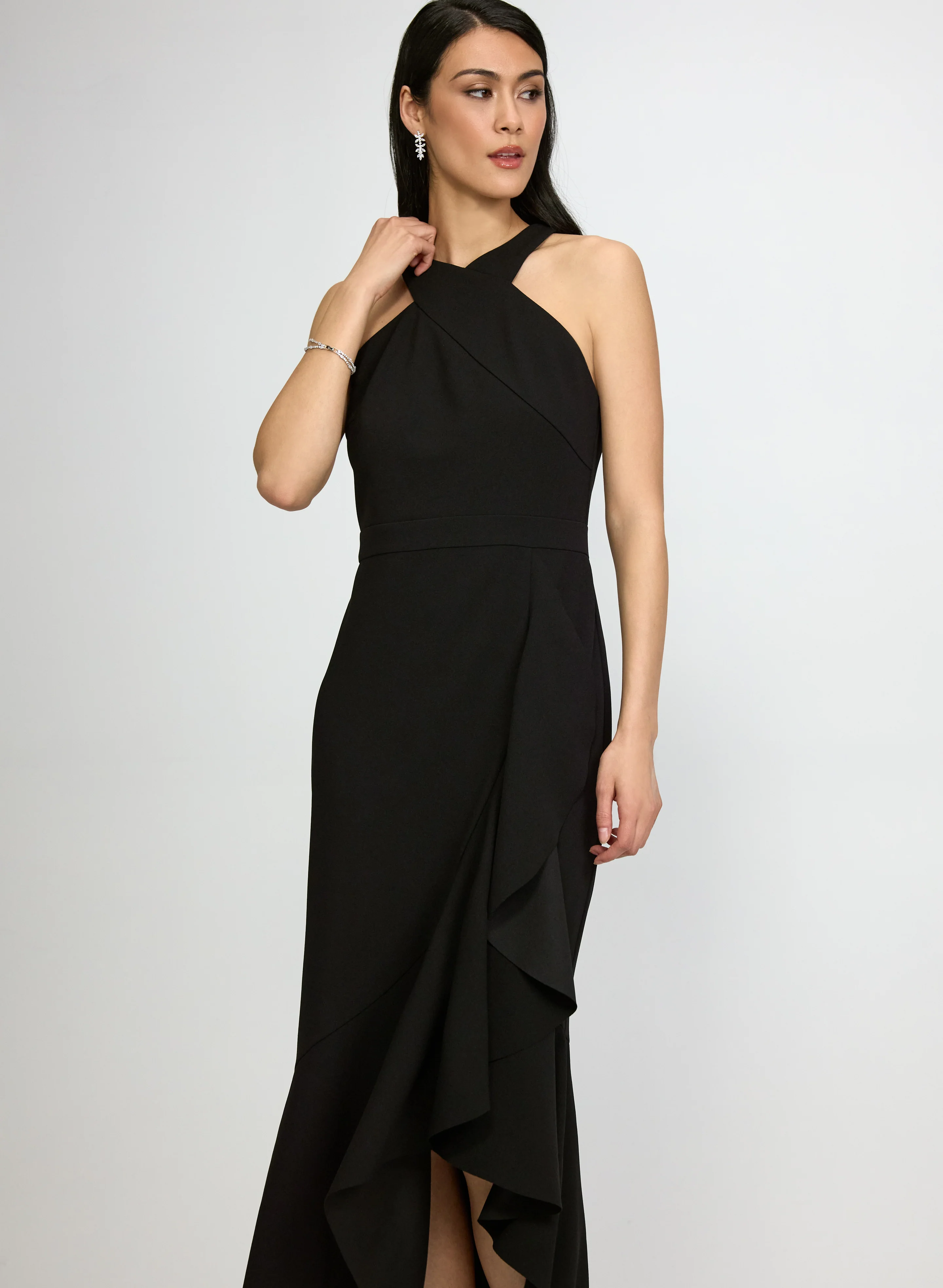 Halter Neck Fitted Dress - Image 5