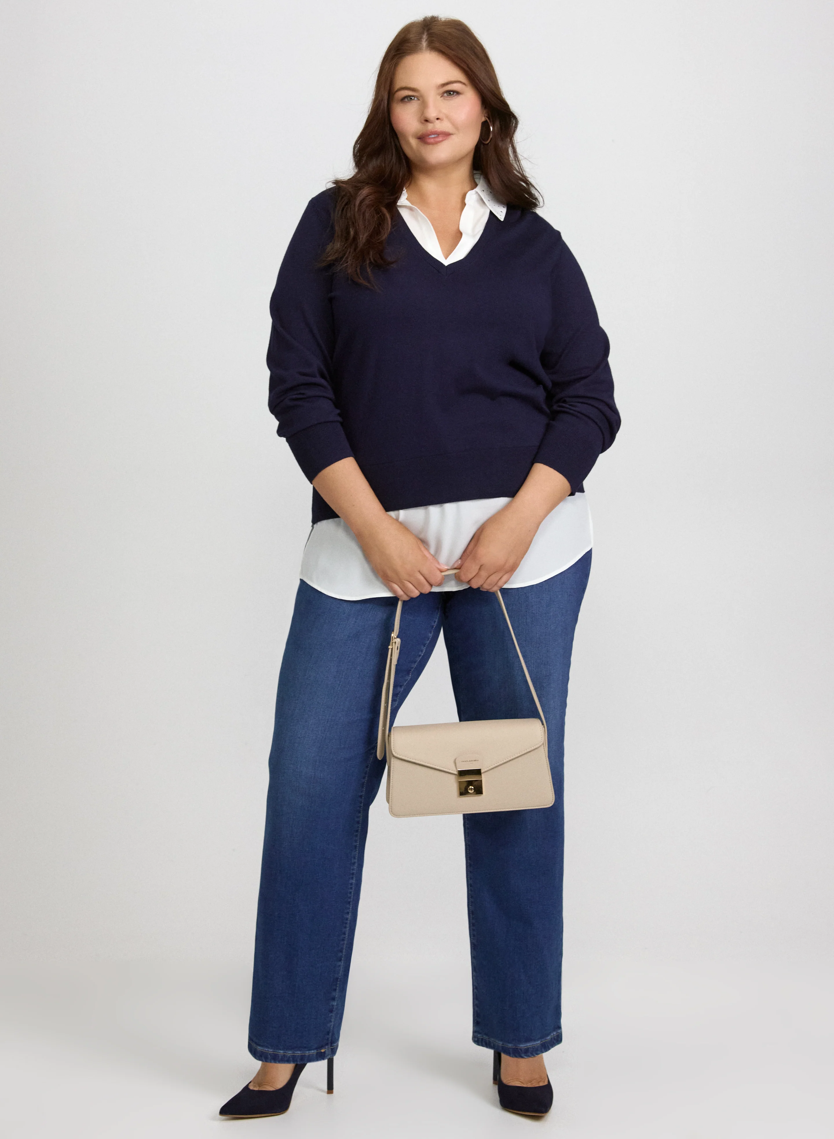 Illusion Layered Blouse - Image 3