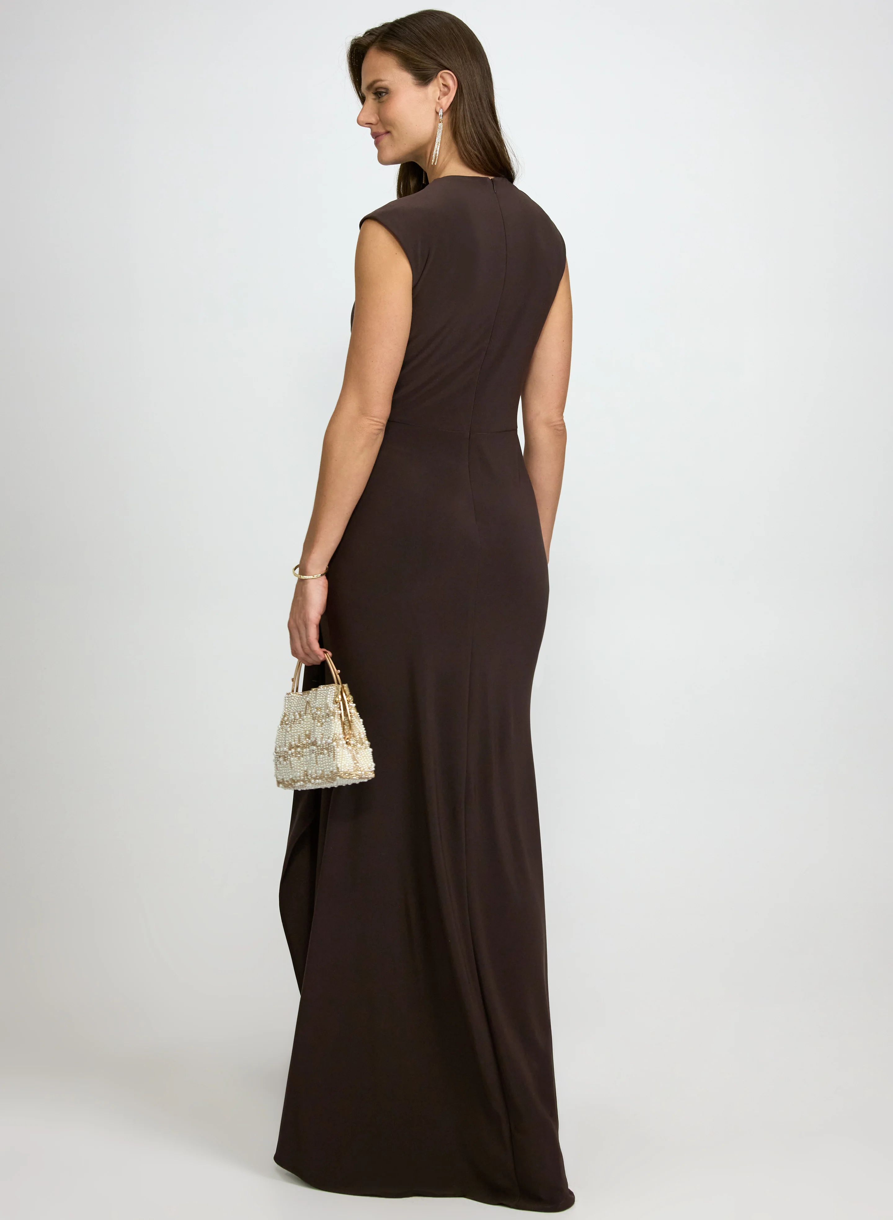 Jewel Embellished Jersey Dress - Image 3