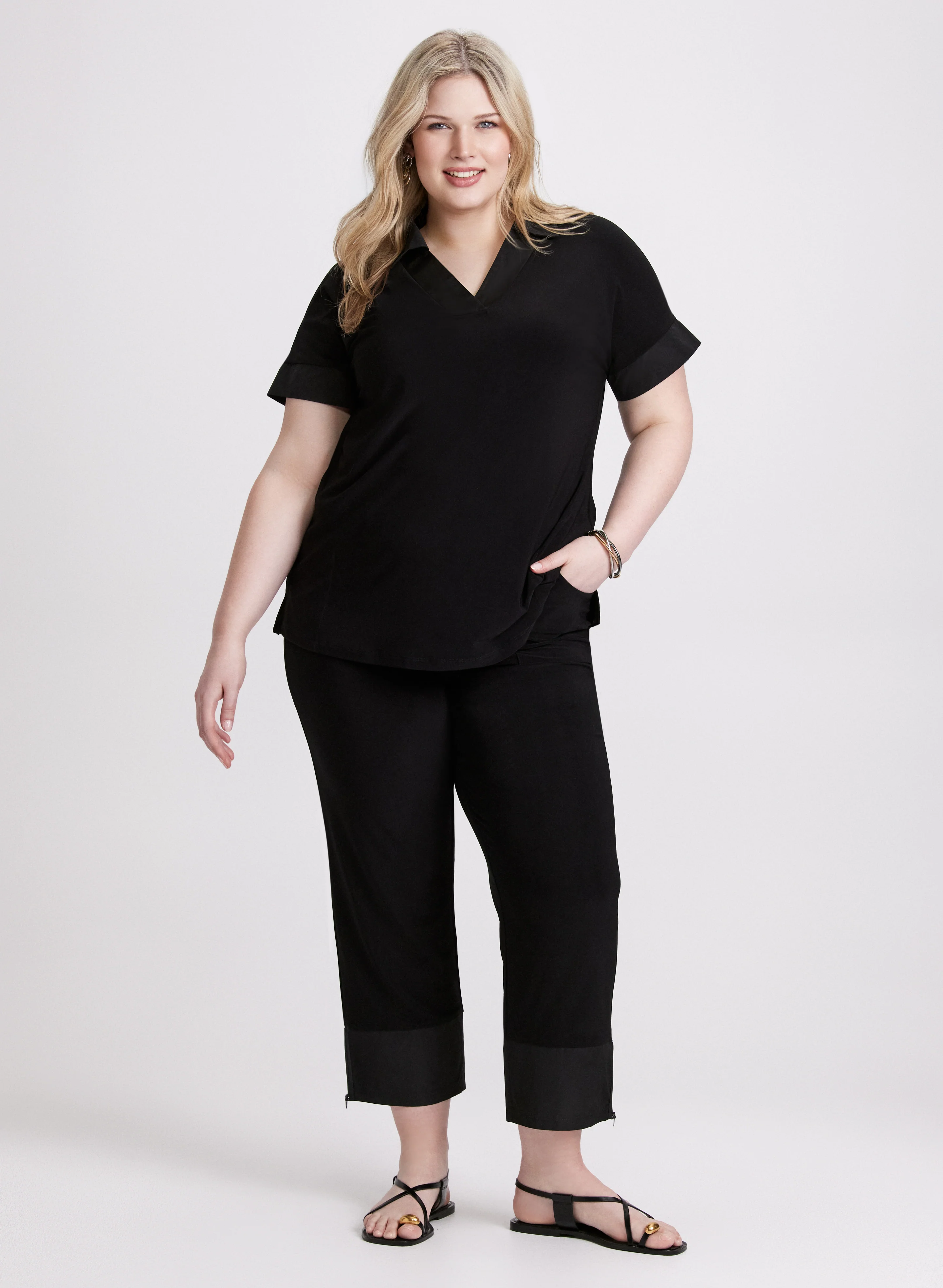 Joseph Ribkoff - High-Rise Ankle Pants - Image 3