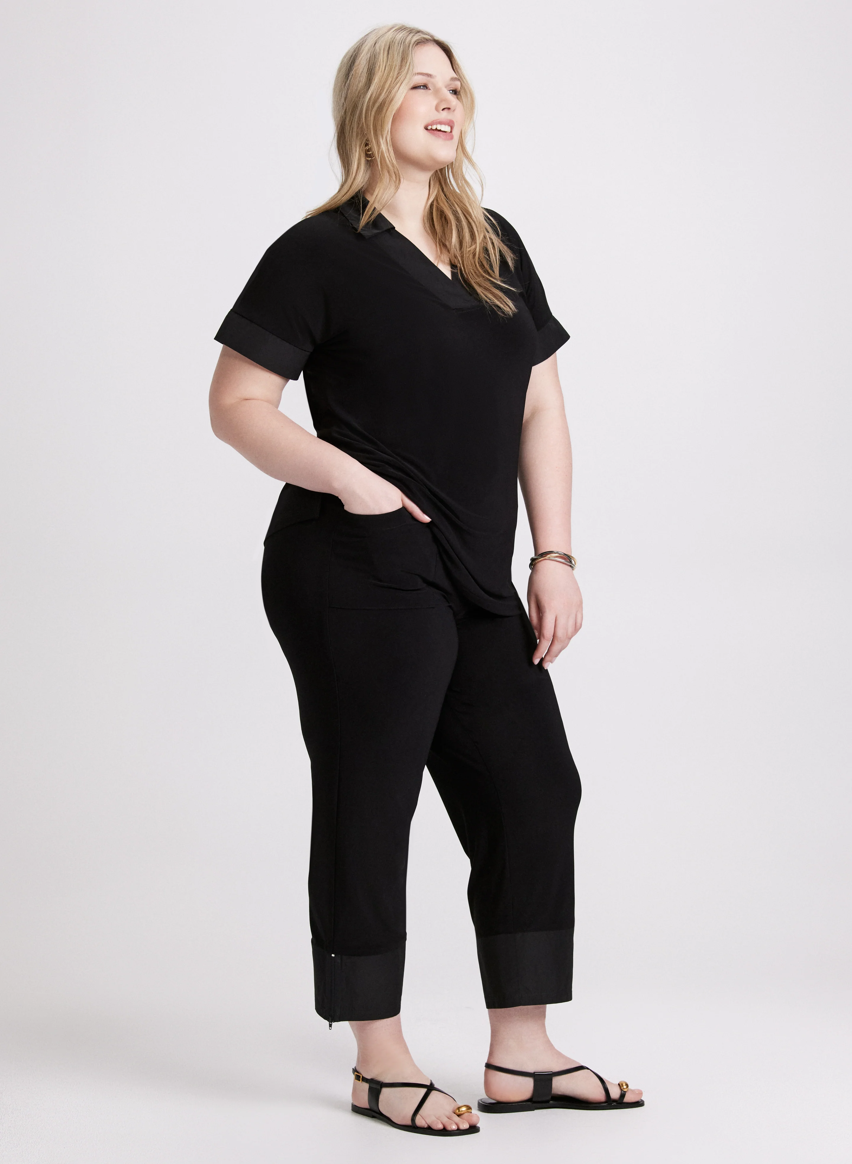 Joseph Ribkoff - High-Rise Ankle Pants - Image 4