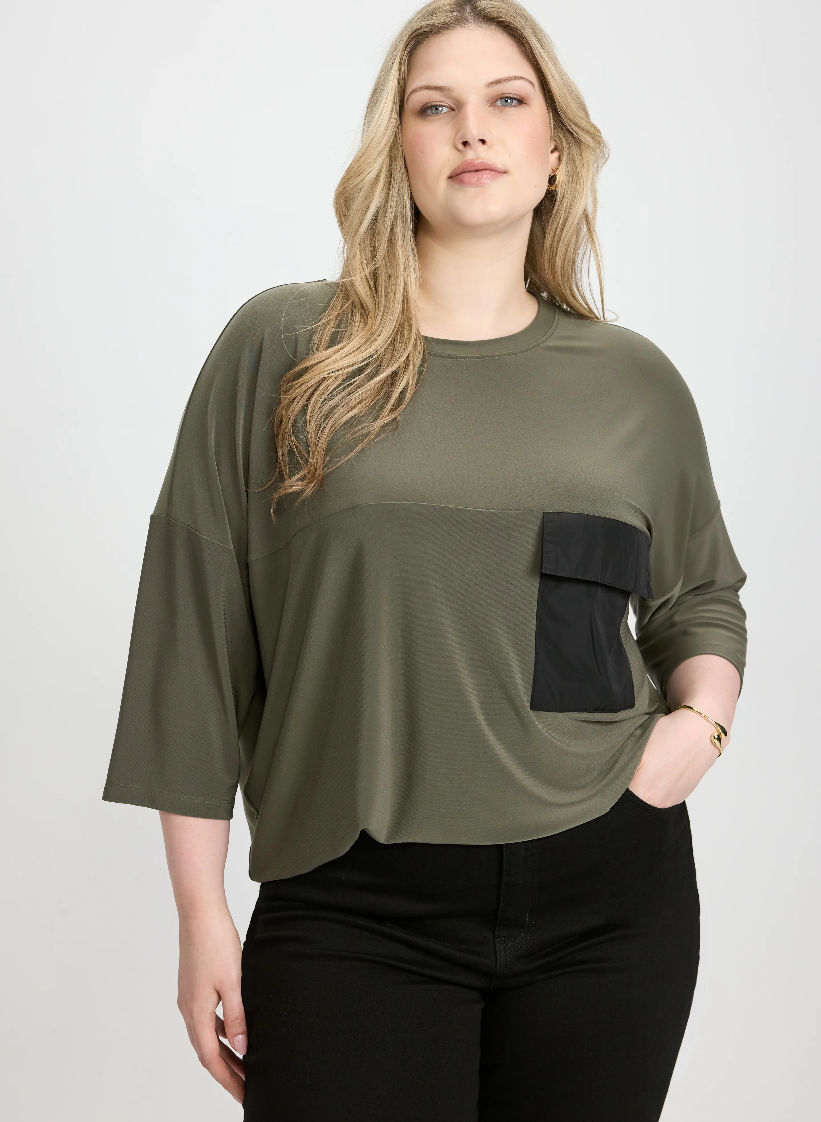 Joseph Ribkoff - Patch Pocket Top