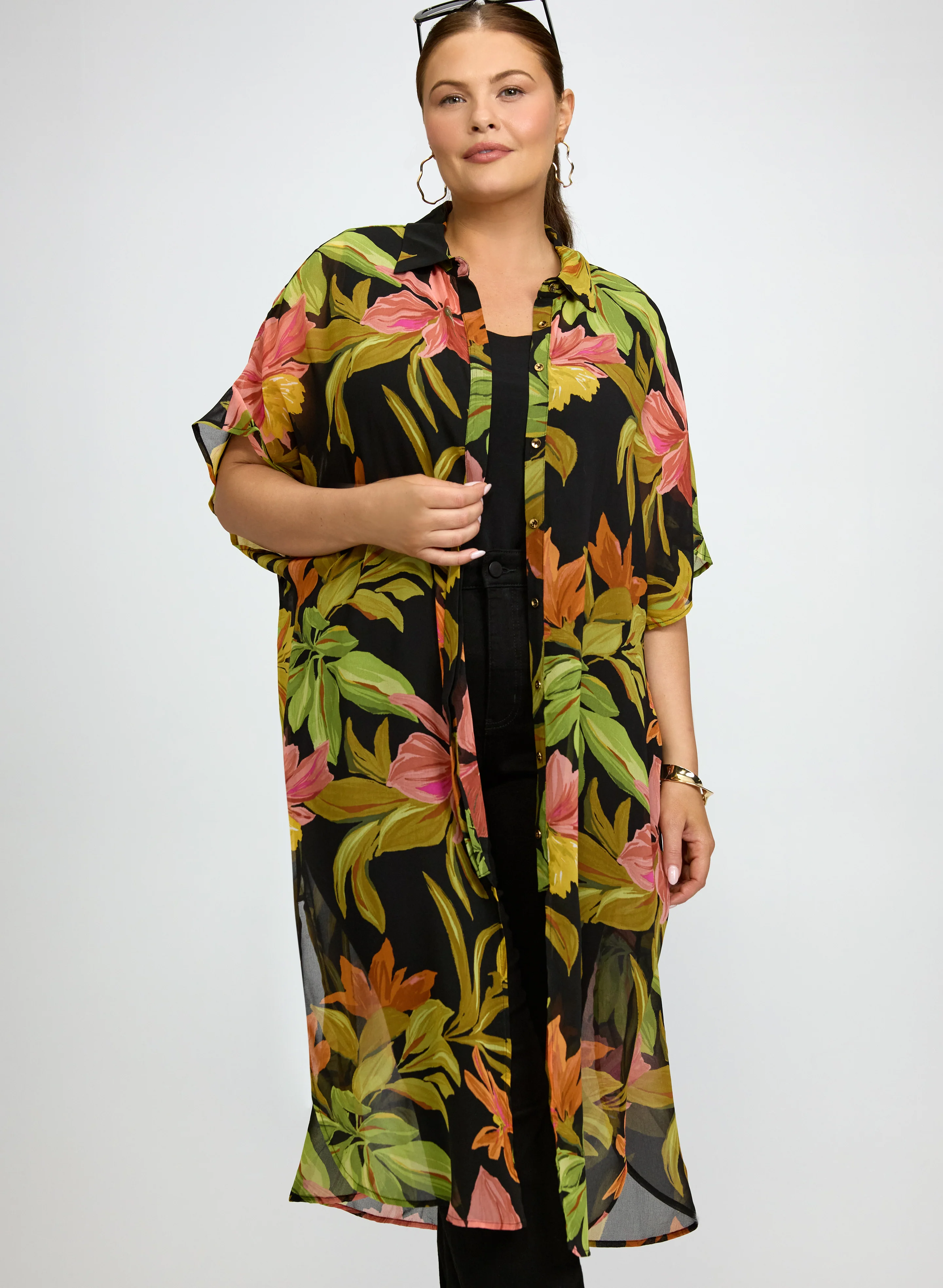 Joseph Ribkoff - Printed Chiffon Tunic