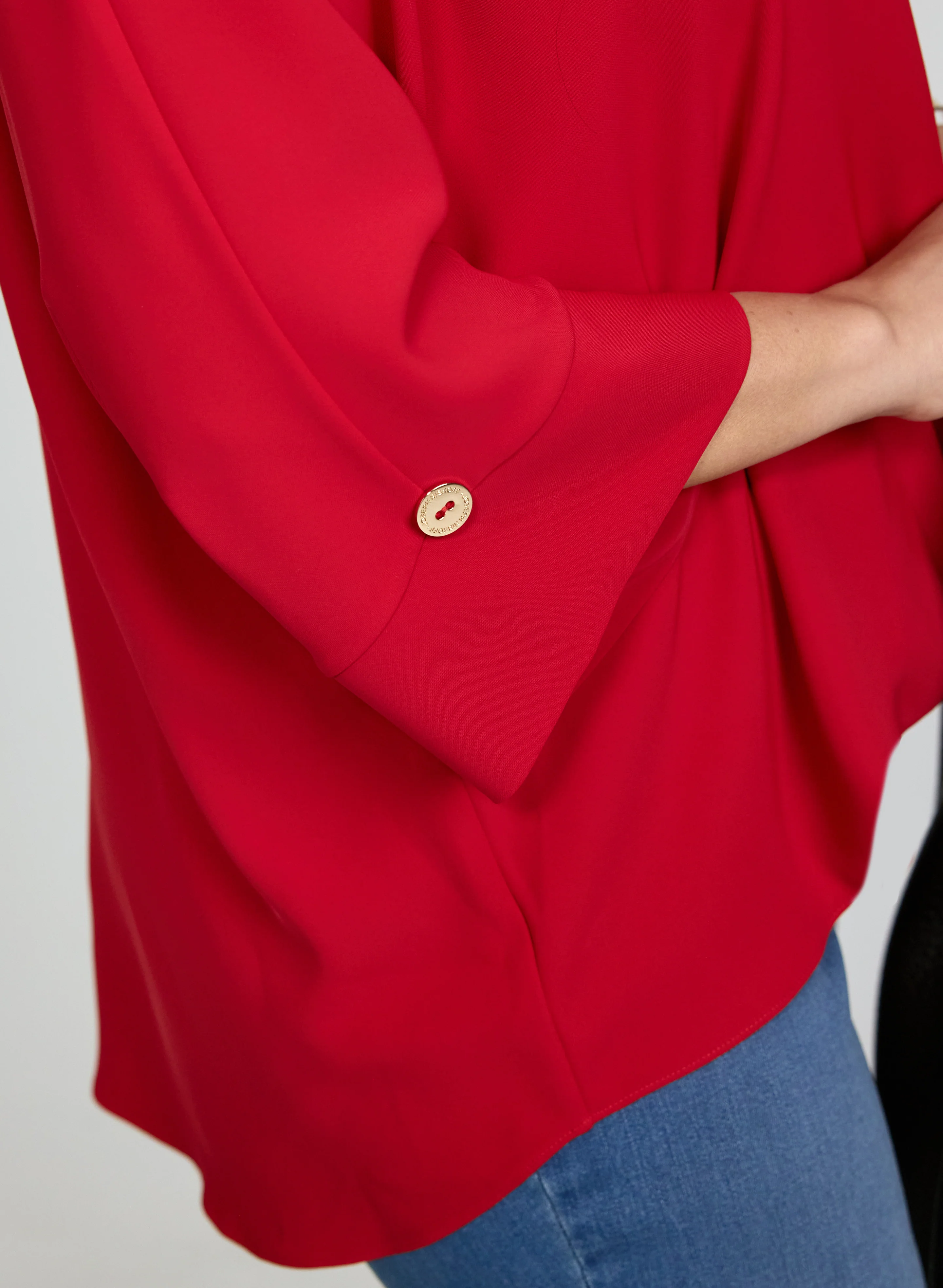 Joseph Ribkoff - Wrap Shirt Collar Blouse - Image 4
