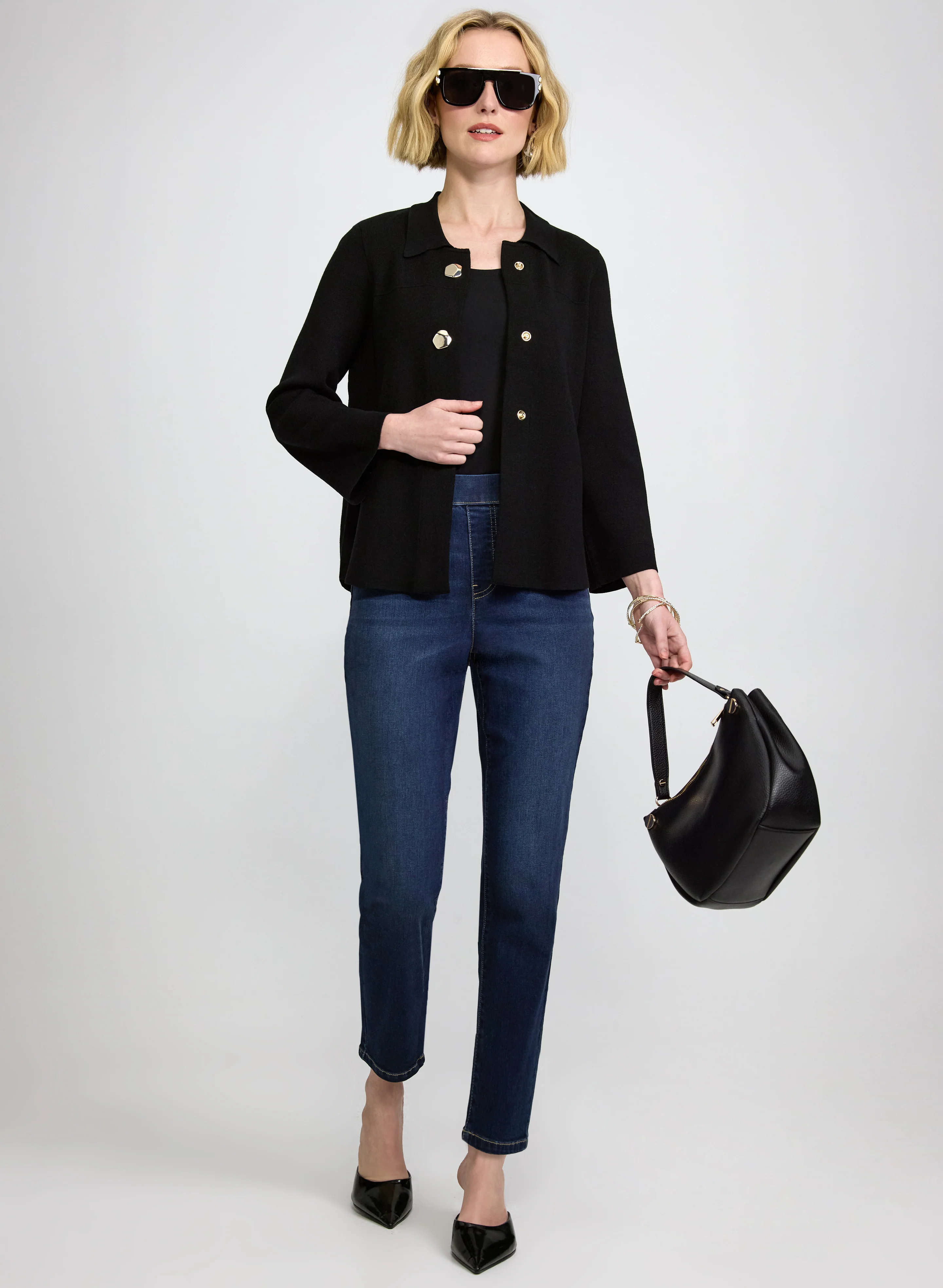 Knit Half-Button Sweater - Image 4