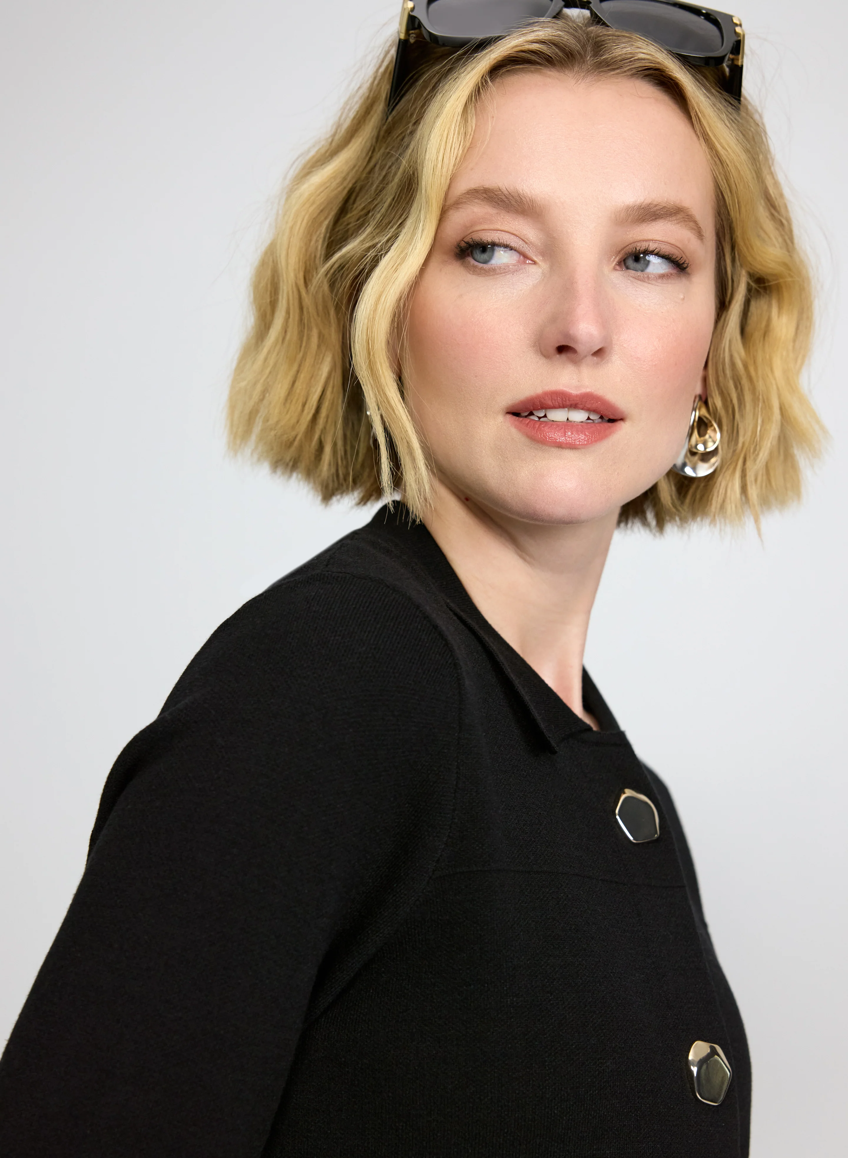 Knit Half-Button Sweater - Image 5