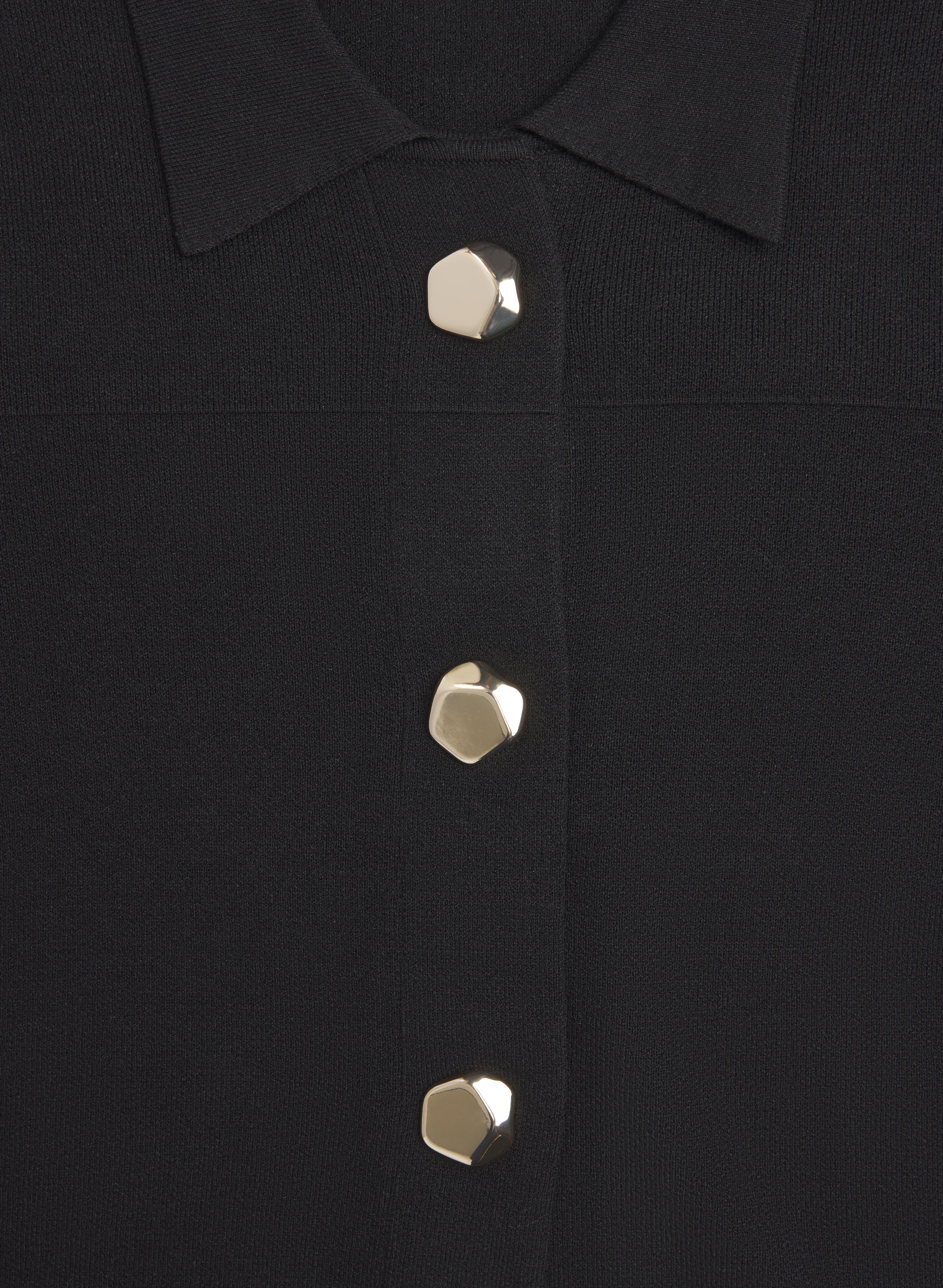 Knit Half-Button Sweater - Image 7