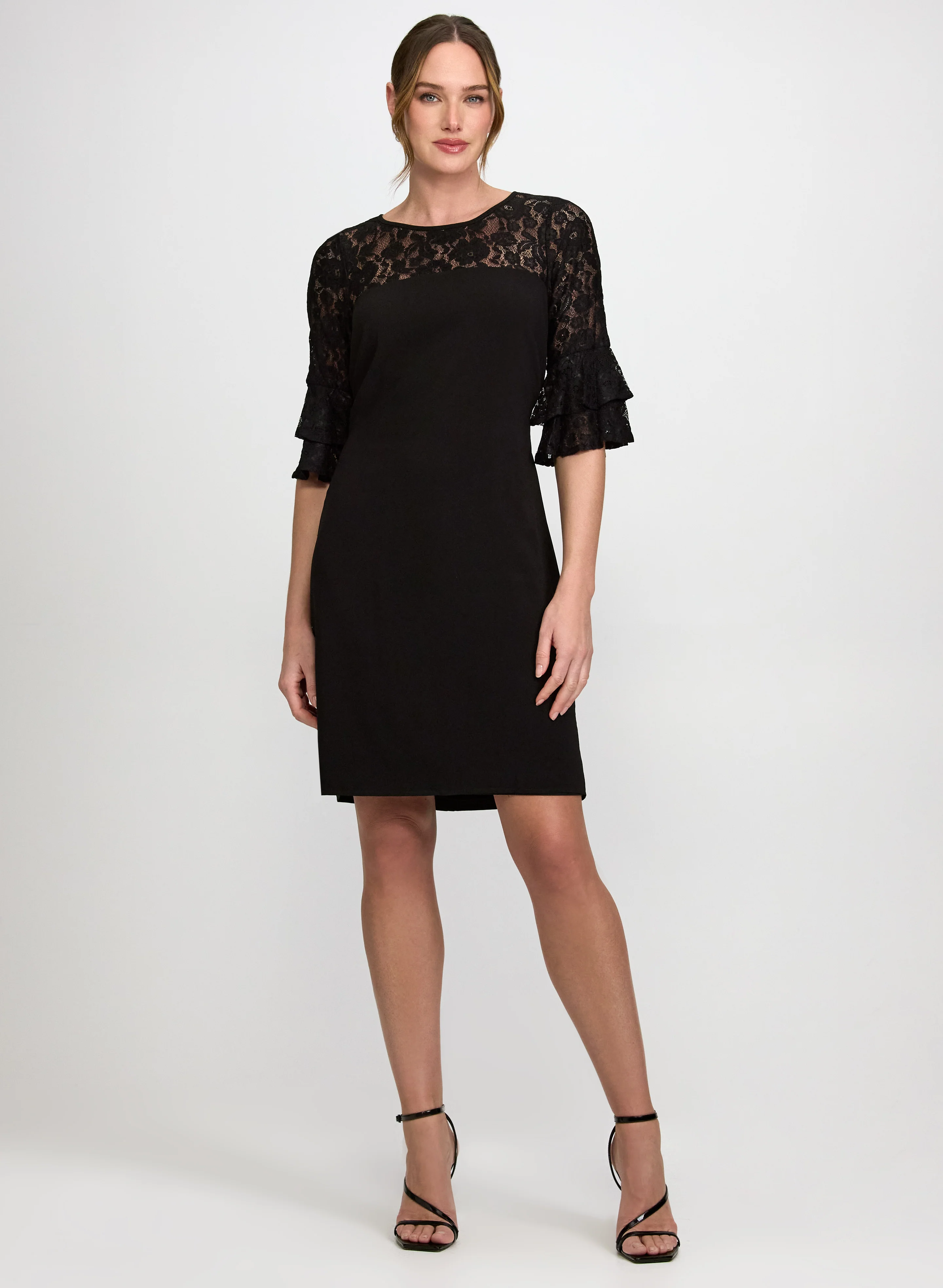 Lace Detail Sheath Dress