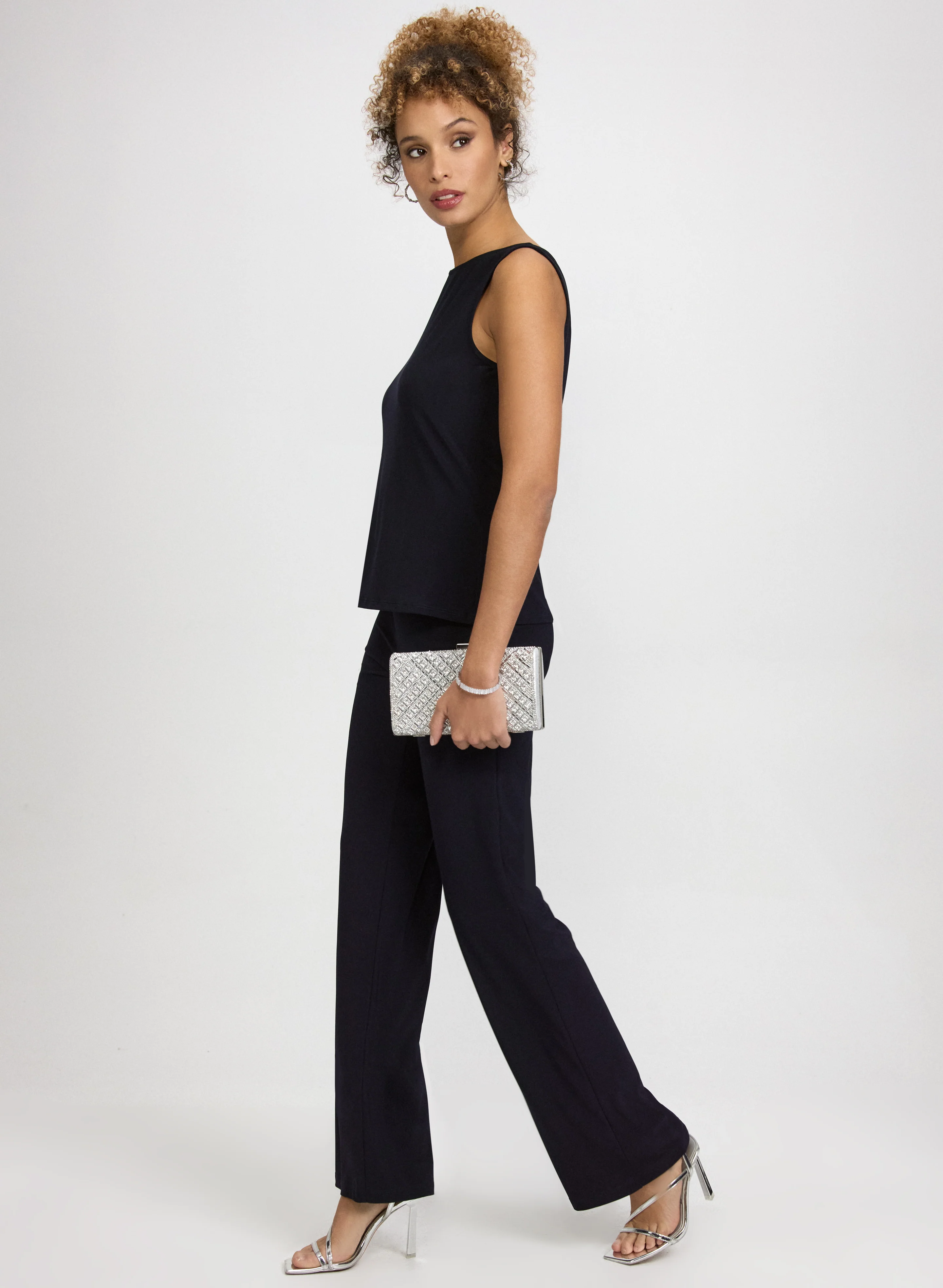 Lace Jacket, Top & Pants Set - Image 2