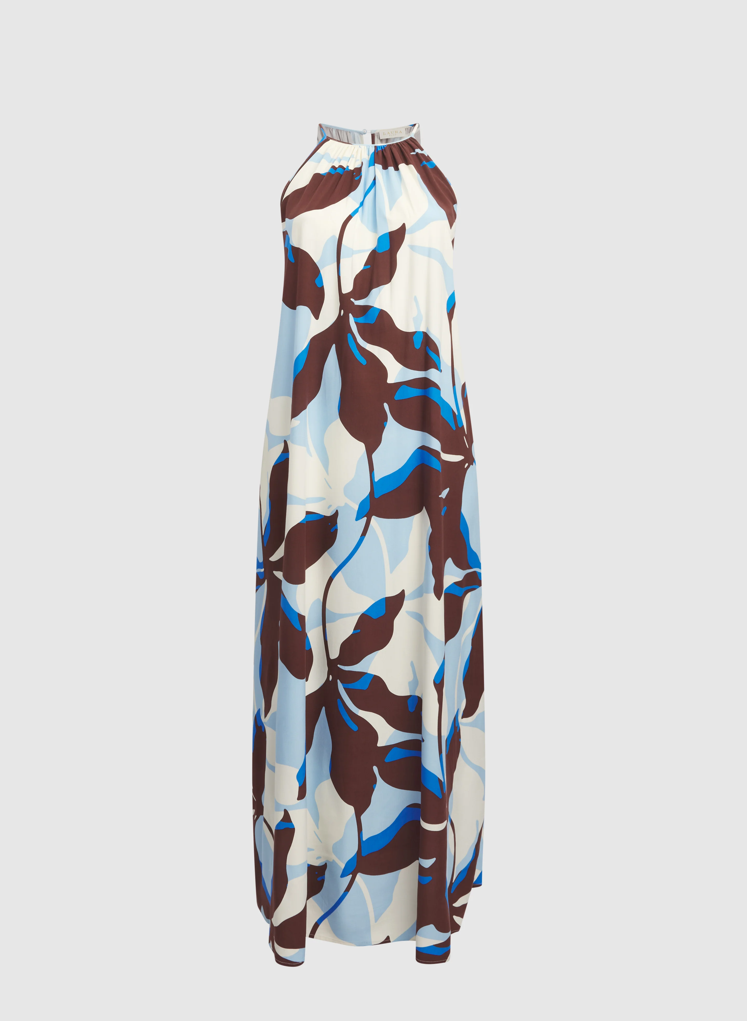 Leaf Print Maxi Dress - Image 7