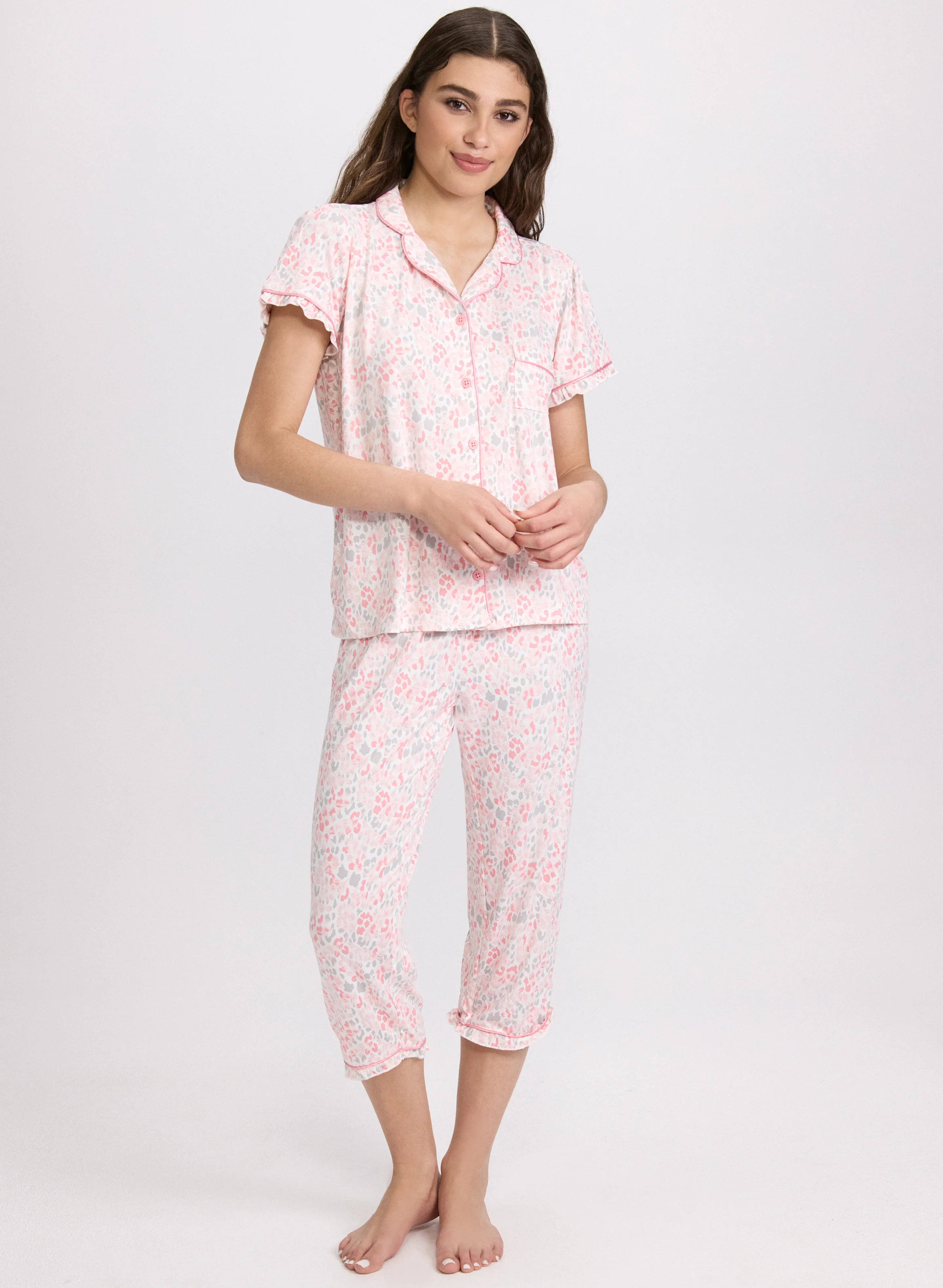 Leopard Print Pyjama Set