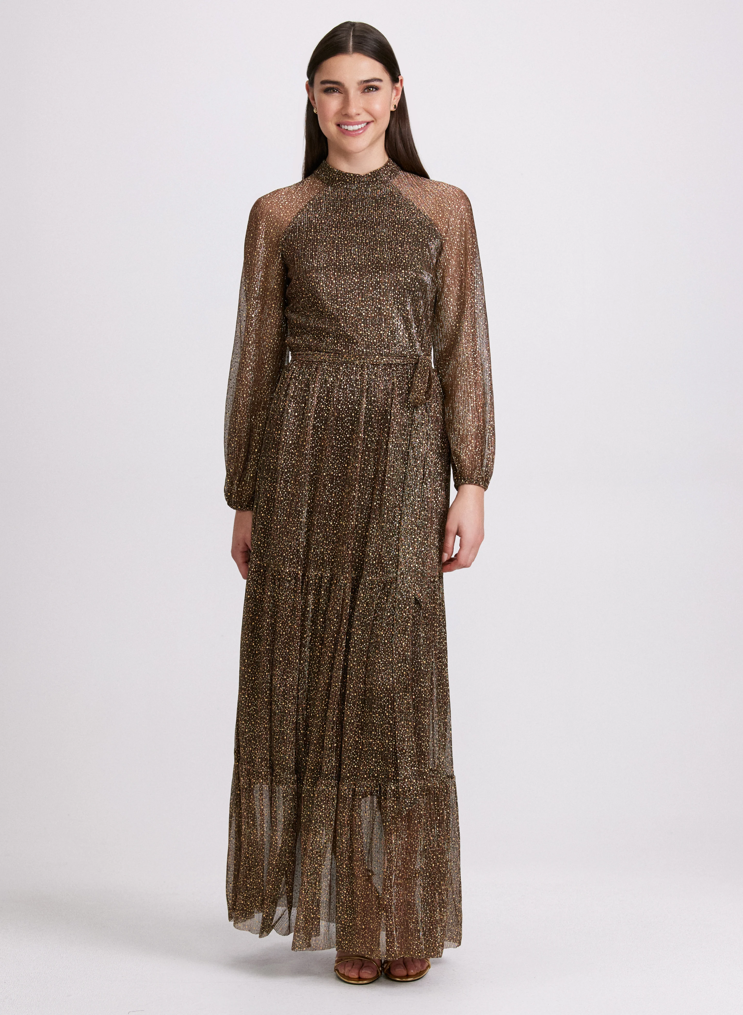 Lurex Maxi Dress