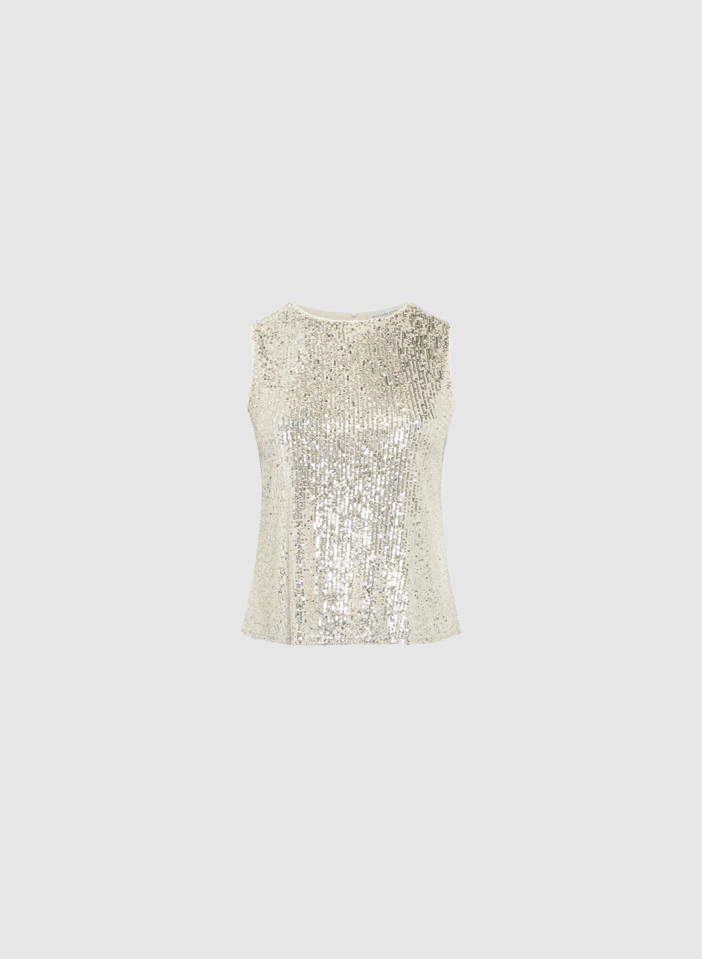 Melanie Lyne - Sequin Embellished Tank Top - Image 5