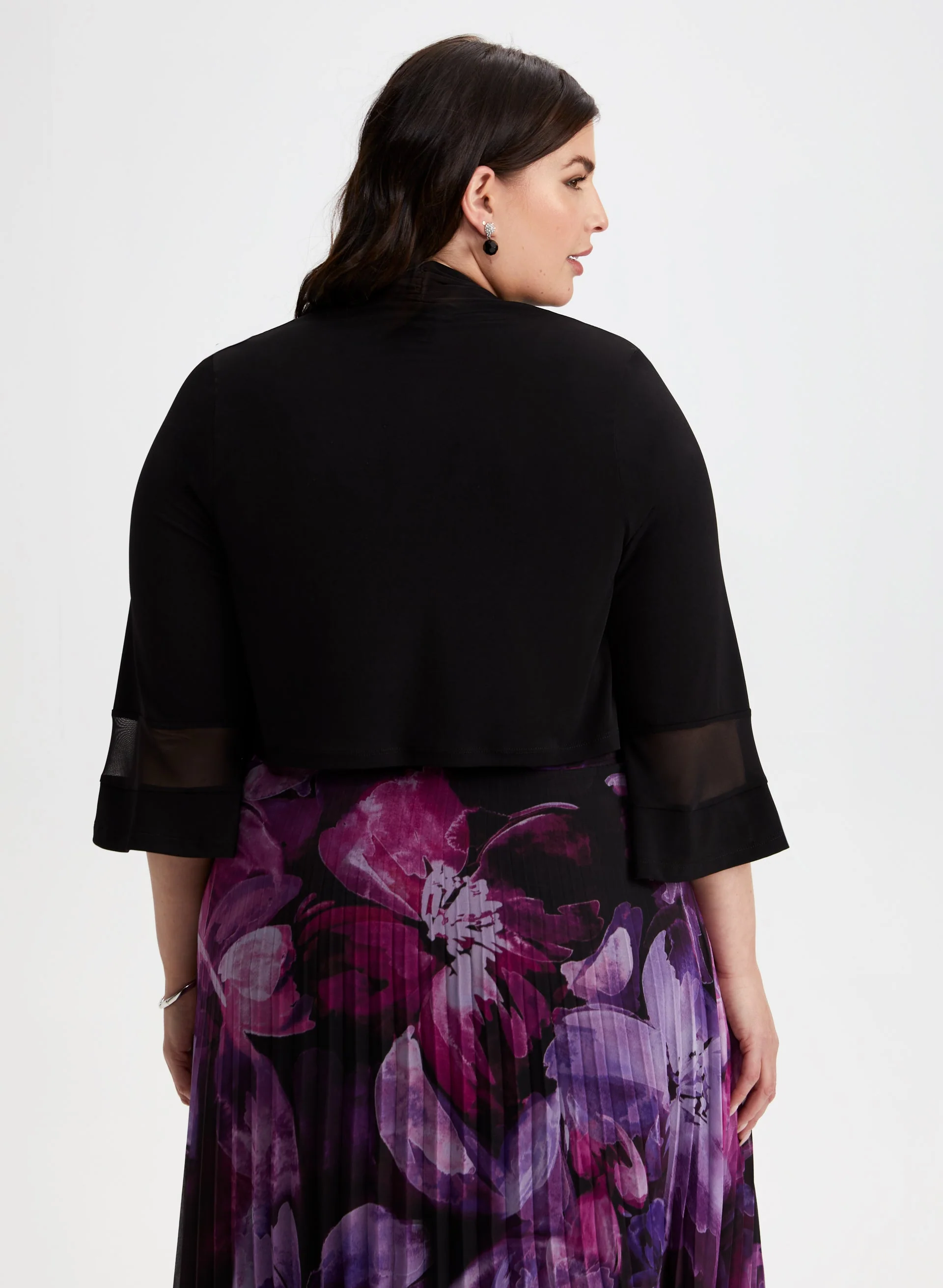 Mesh Detail Bolero - Image 2