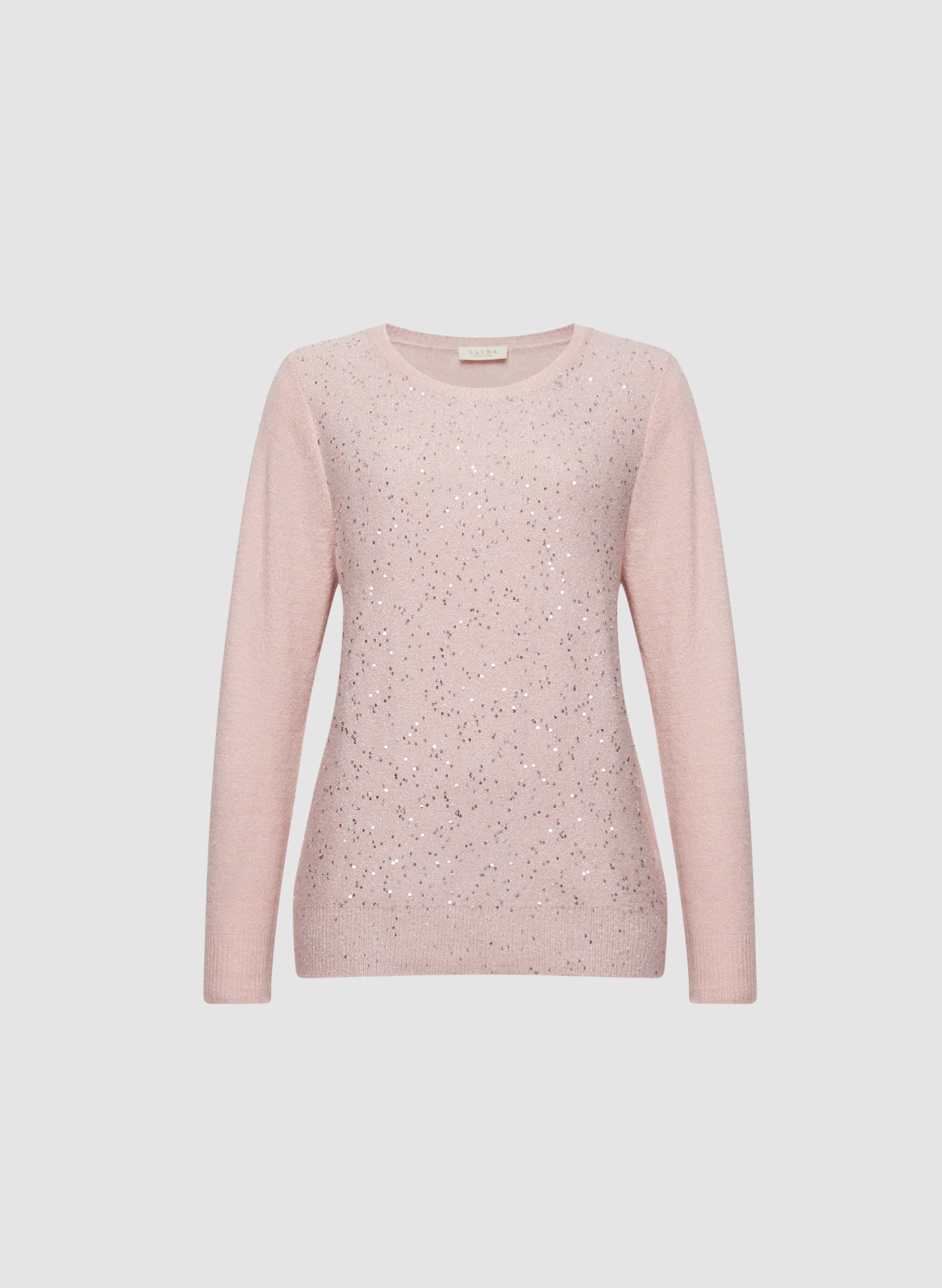 Mini Sequin Crew Neck Sweater - Image 6