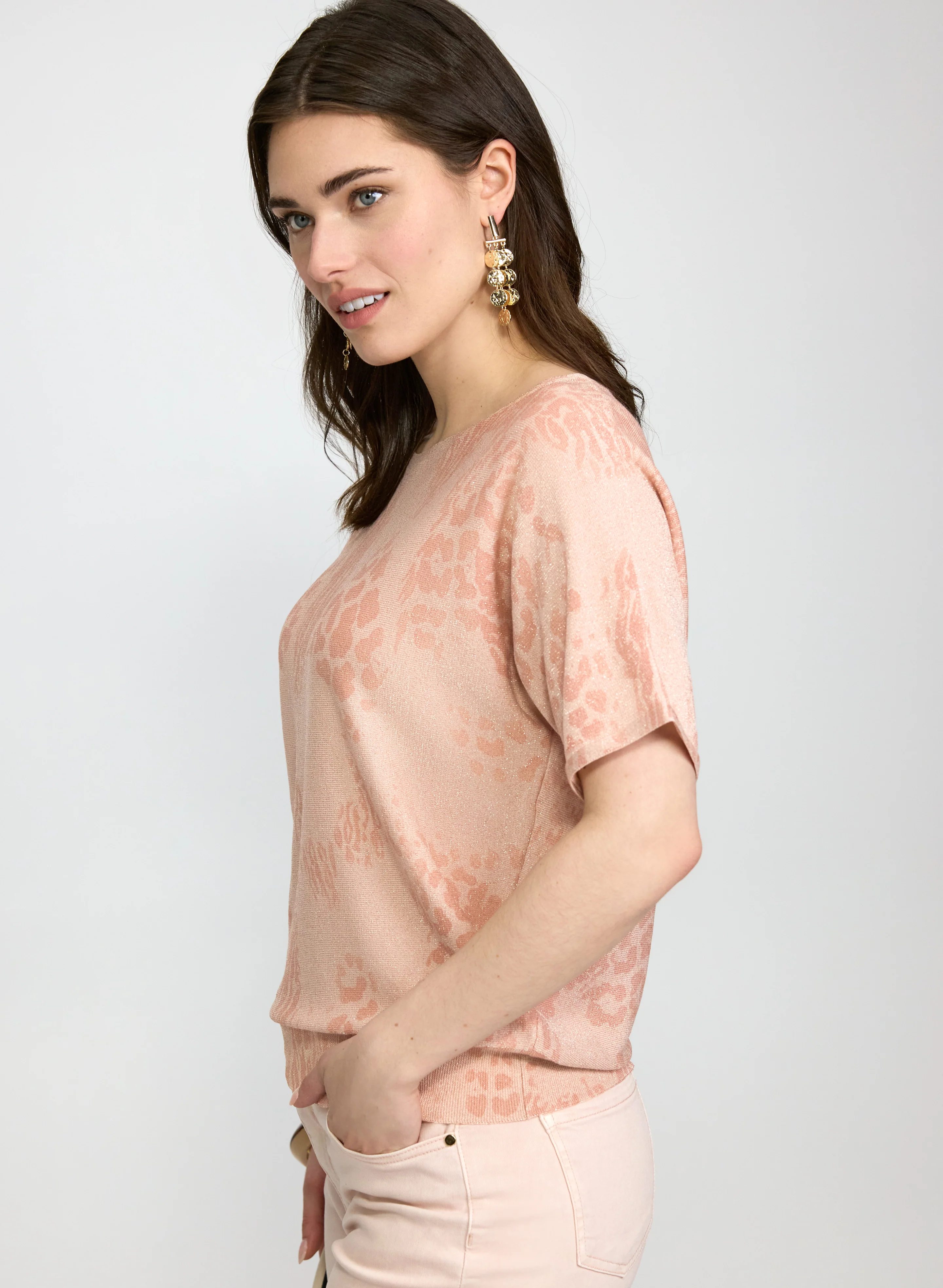 Mixed Animal Print Pullover - Image 2