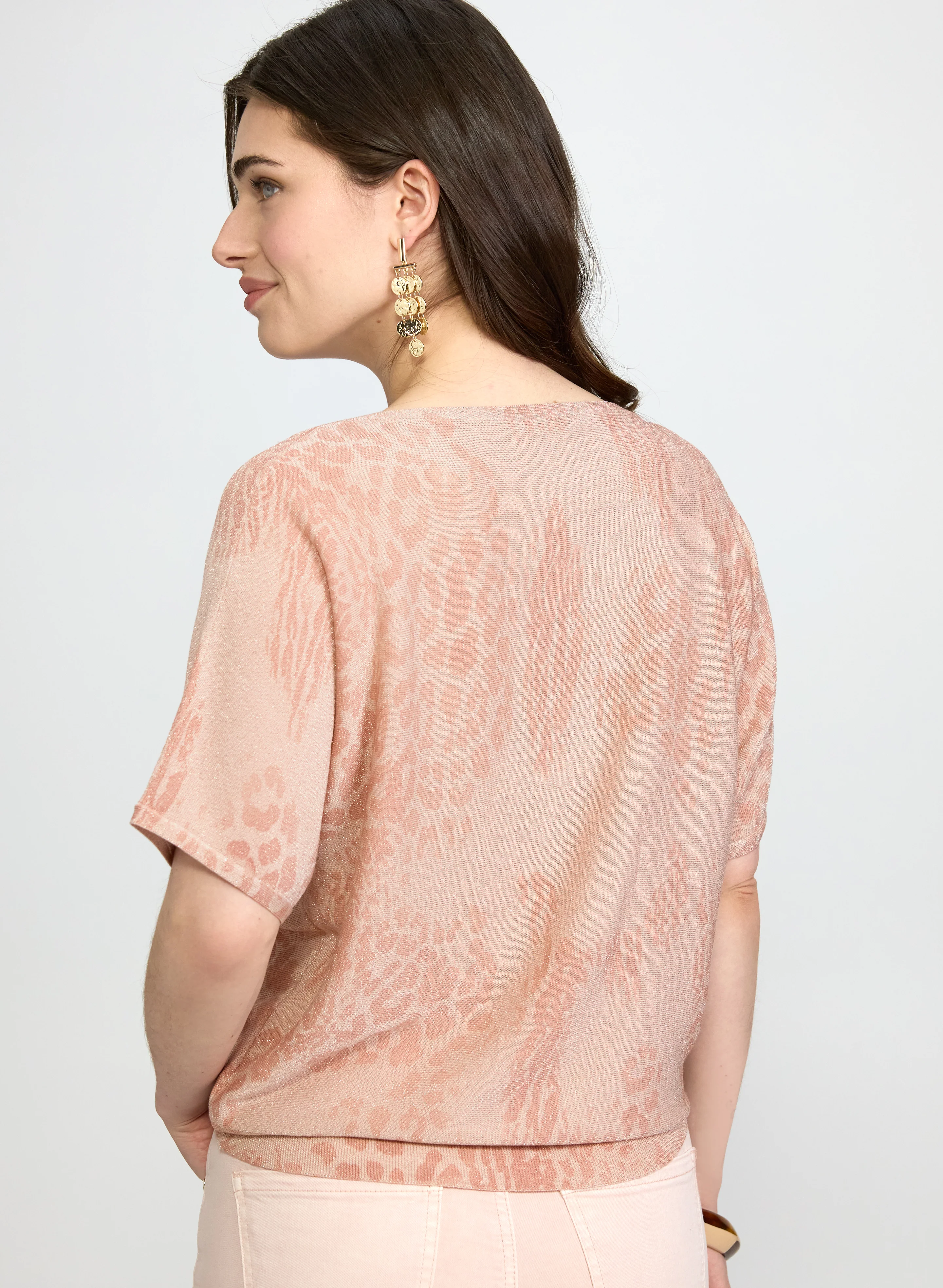 Mixed Animal Print Pullover - Image 3