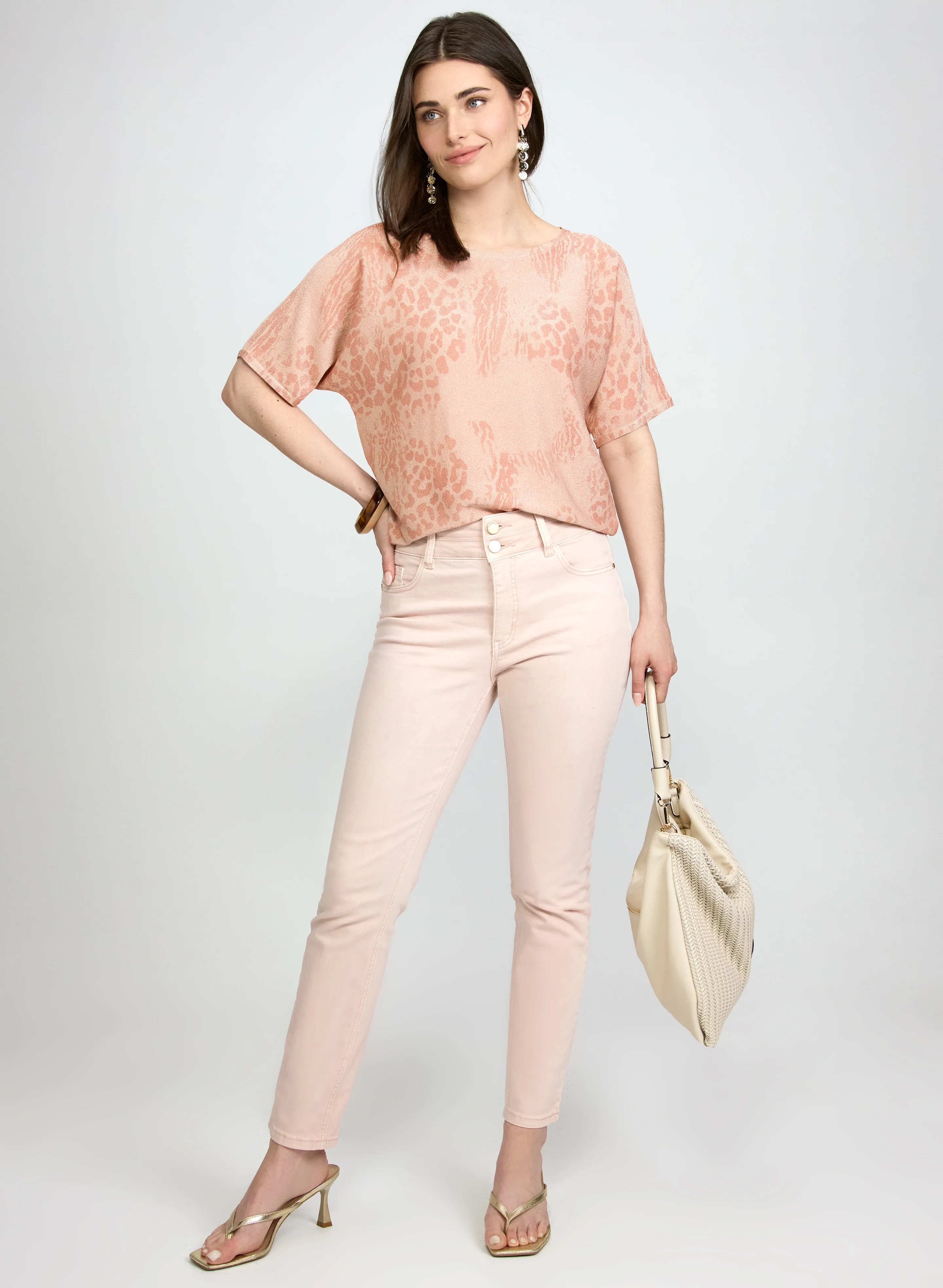 Mixed Animal Print Pullover - Image 4
