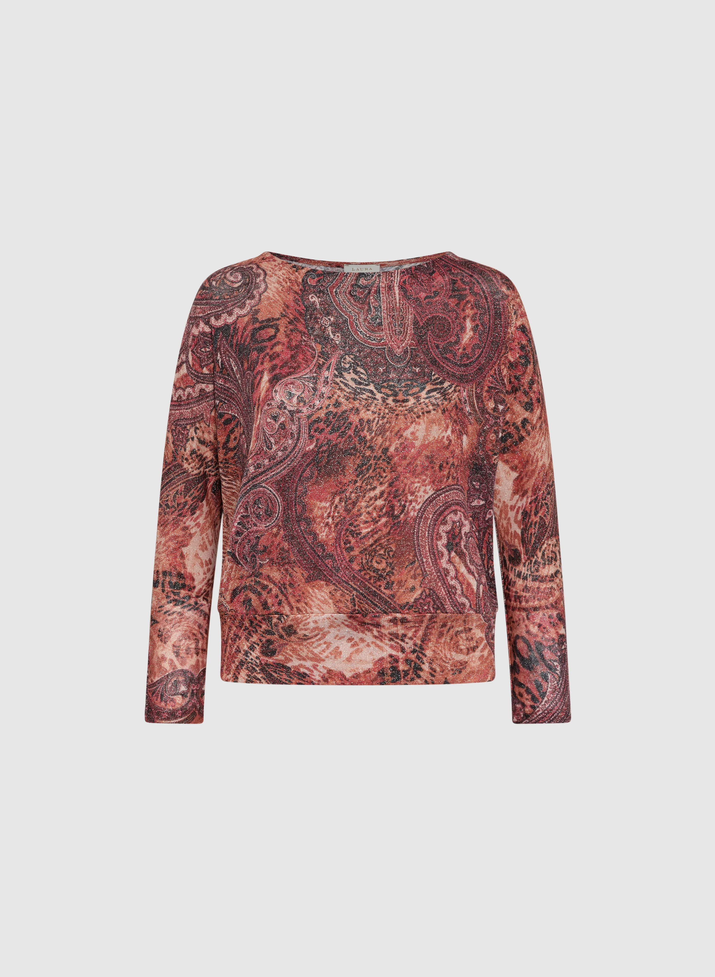 Mixed Paisley Print Top - Image 6