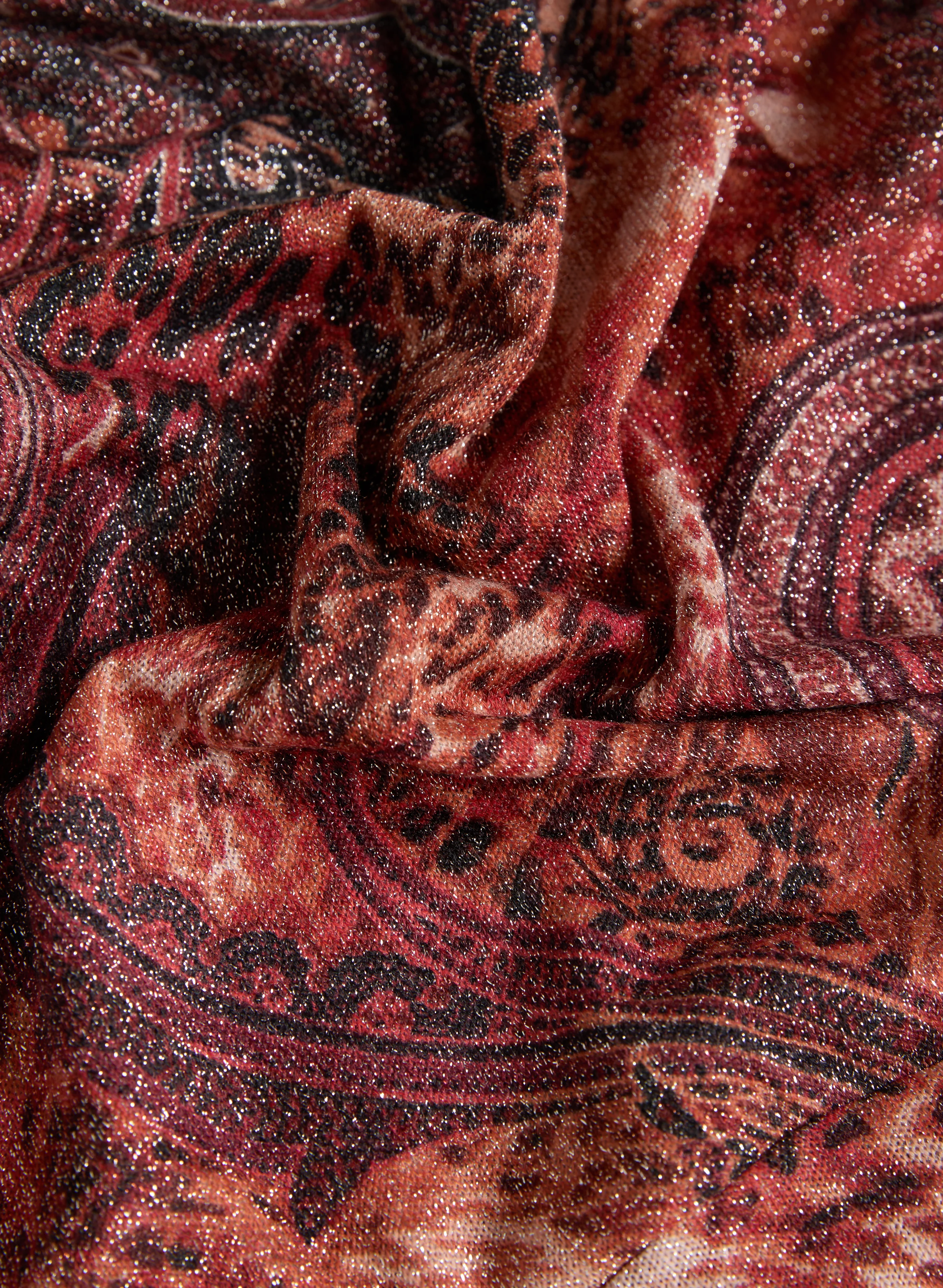 Mixed Paisley Print Top - Image 7