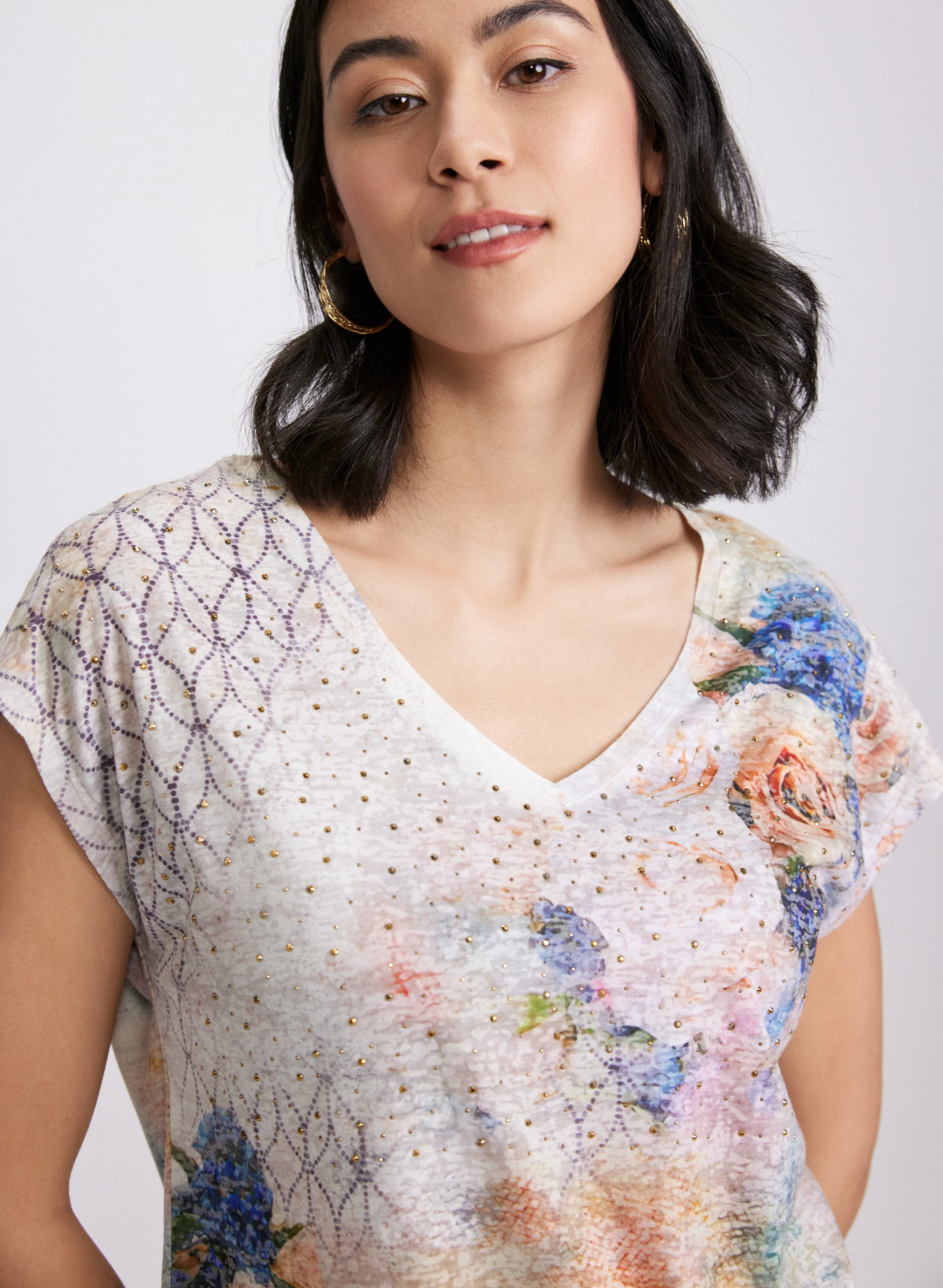 Mixed Print T-Shirt - Image 2